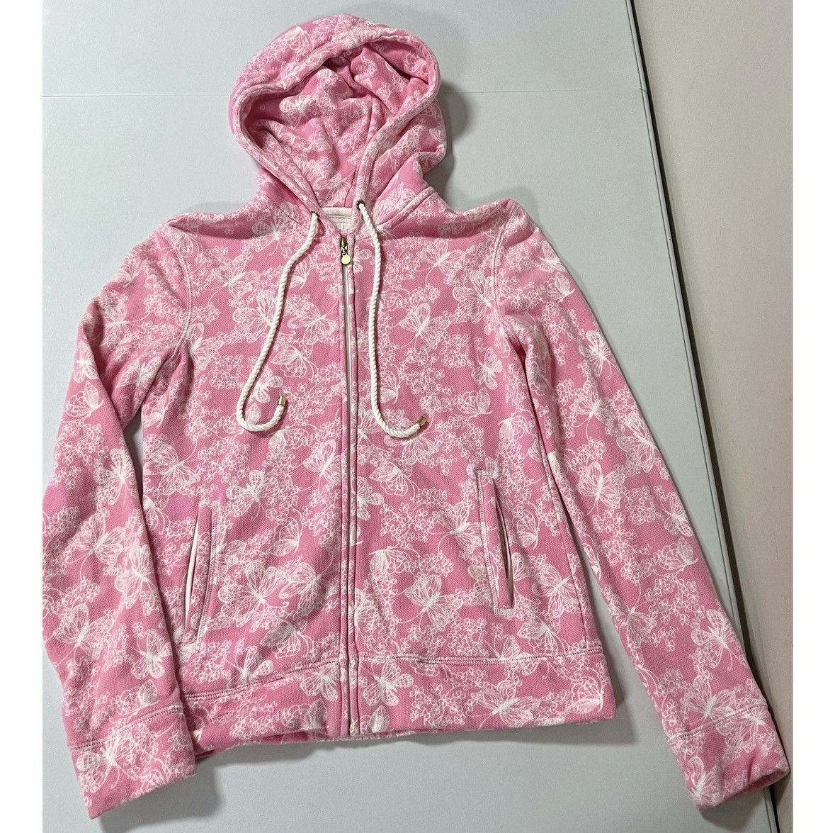Lilly Pulitzer Lilly Pulitzer Pink Butterfly Sweater Sweatshirt Hoodie XS🎀✨ Size XS / US 0-2 / IT 36-38 - 3 Thumbnail