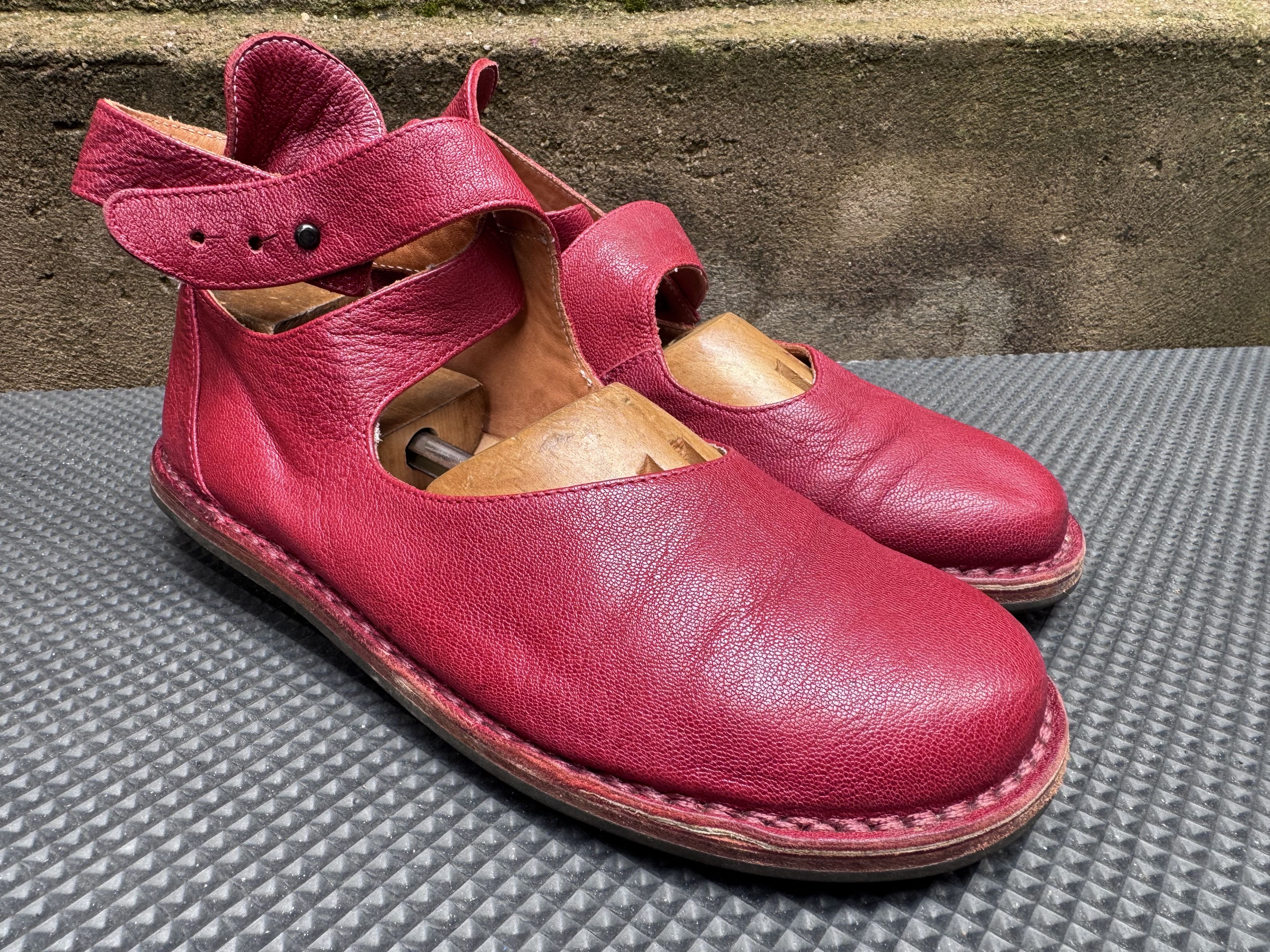 Trippen Trippen Vivienne Flats Leather Red Mary Jane open Fashion Size US 9 / IT 39 - 1 Thumbnail