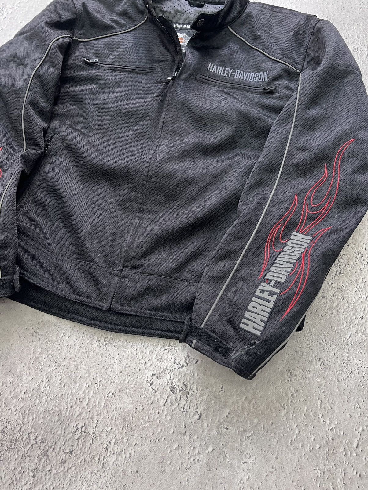 Harley Davidson VINTAGE GLAME EAGLE MESH HARLEY DAVIDSON JACKET MOTO RACING Size US XL / EU 56 / 4 - 2 Thumbnail