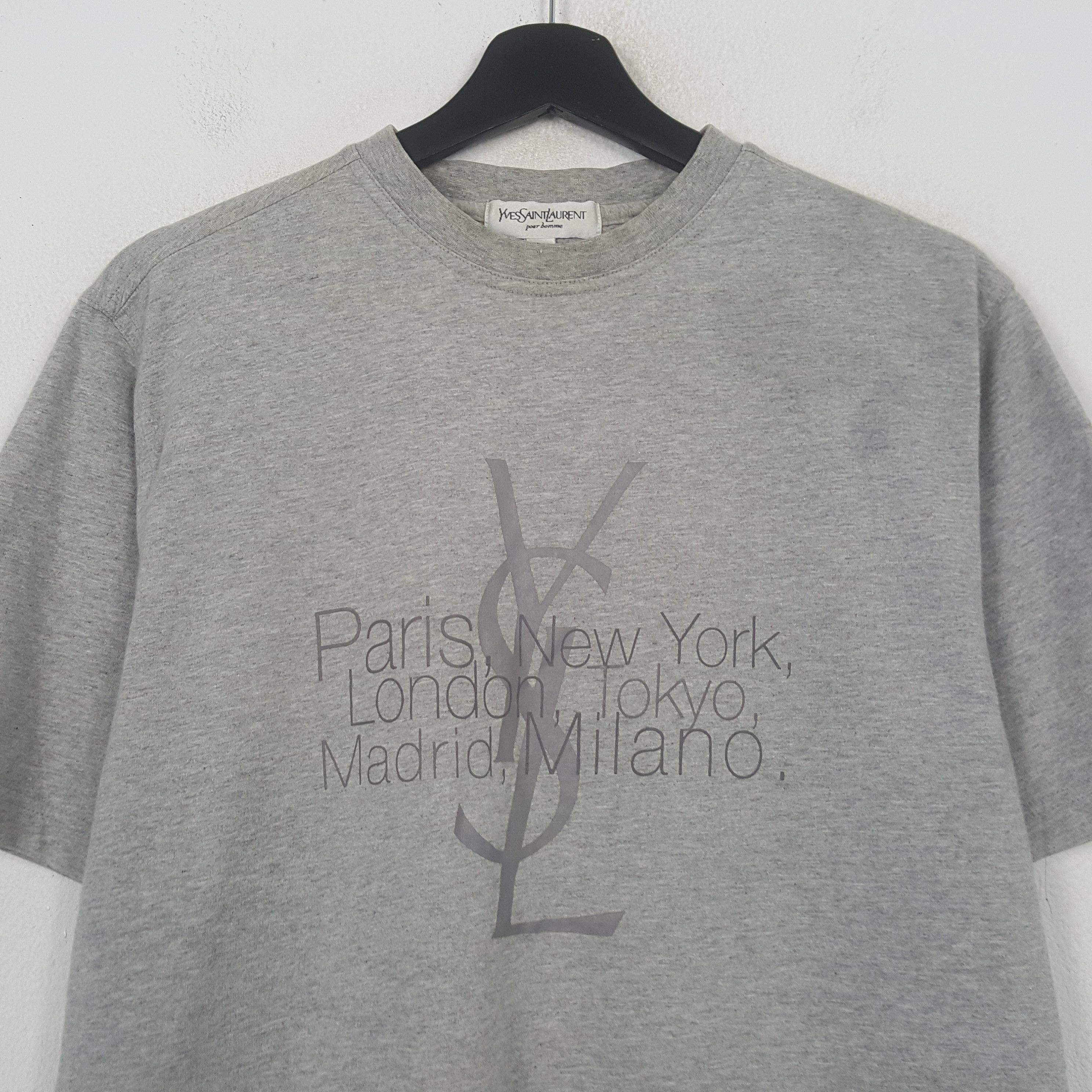 Yves Saint Laurent Yves Saint Laurent Fashion Brand Tshirt C294N72 Size US L / EU 52-54 / 3 - 2 Thumbnail
