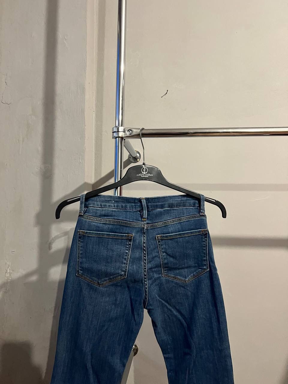 Frame $299 FRAME LE MINI ICON BOOT JEANS WOMENS SIZE 27 BLUE MID Size US 27 - 13 Thumbnail