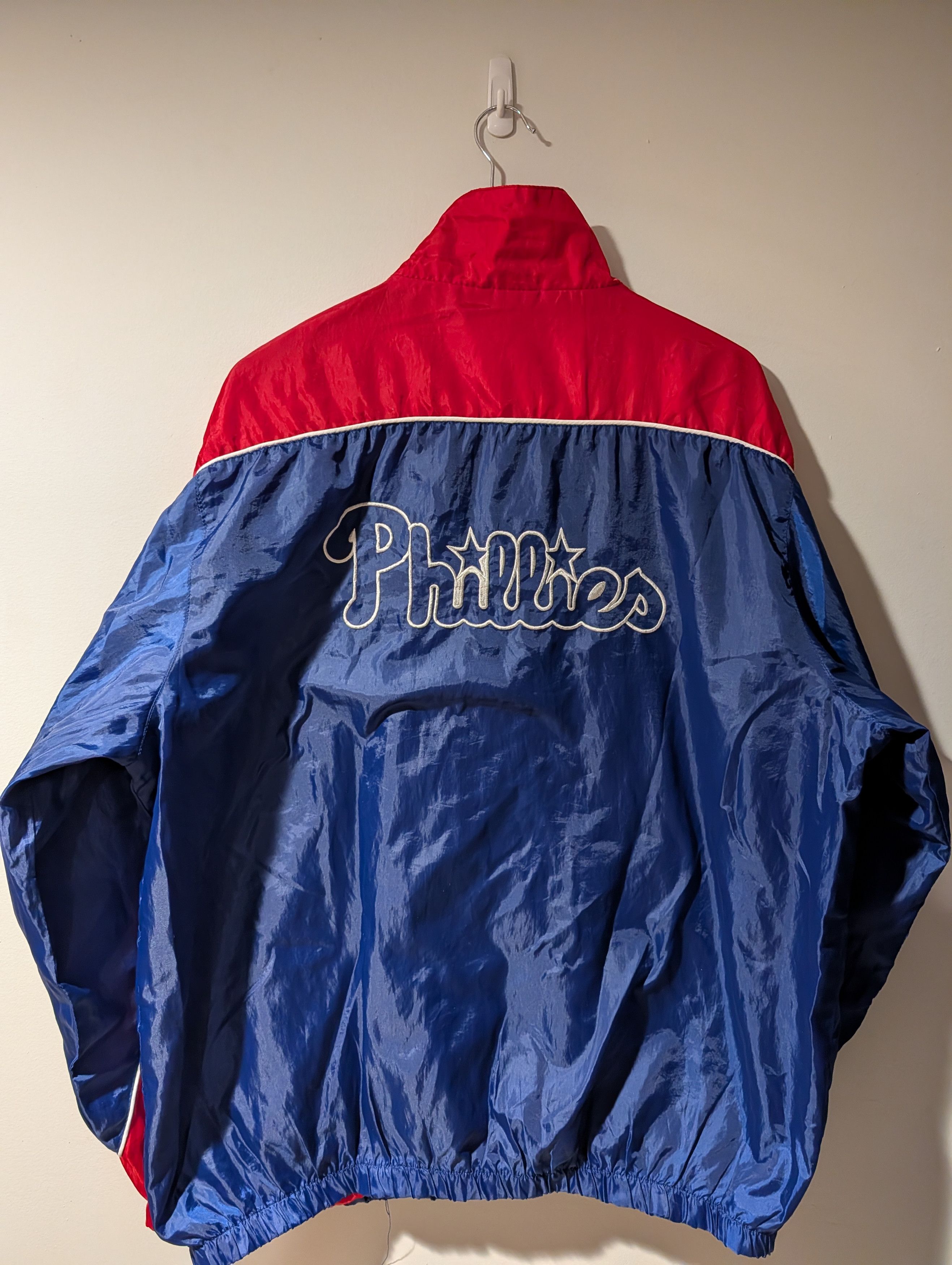 MLB Vintage Y2K Phillies MLB Genuine Lightweight Windbreaker Size US XL / EU 56 / 4 - 5 Thumbnail