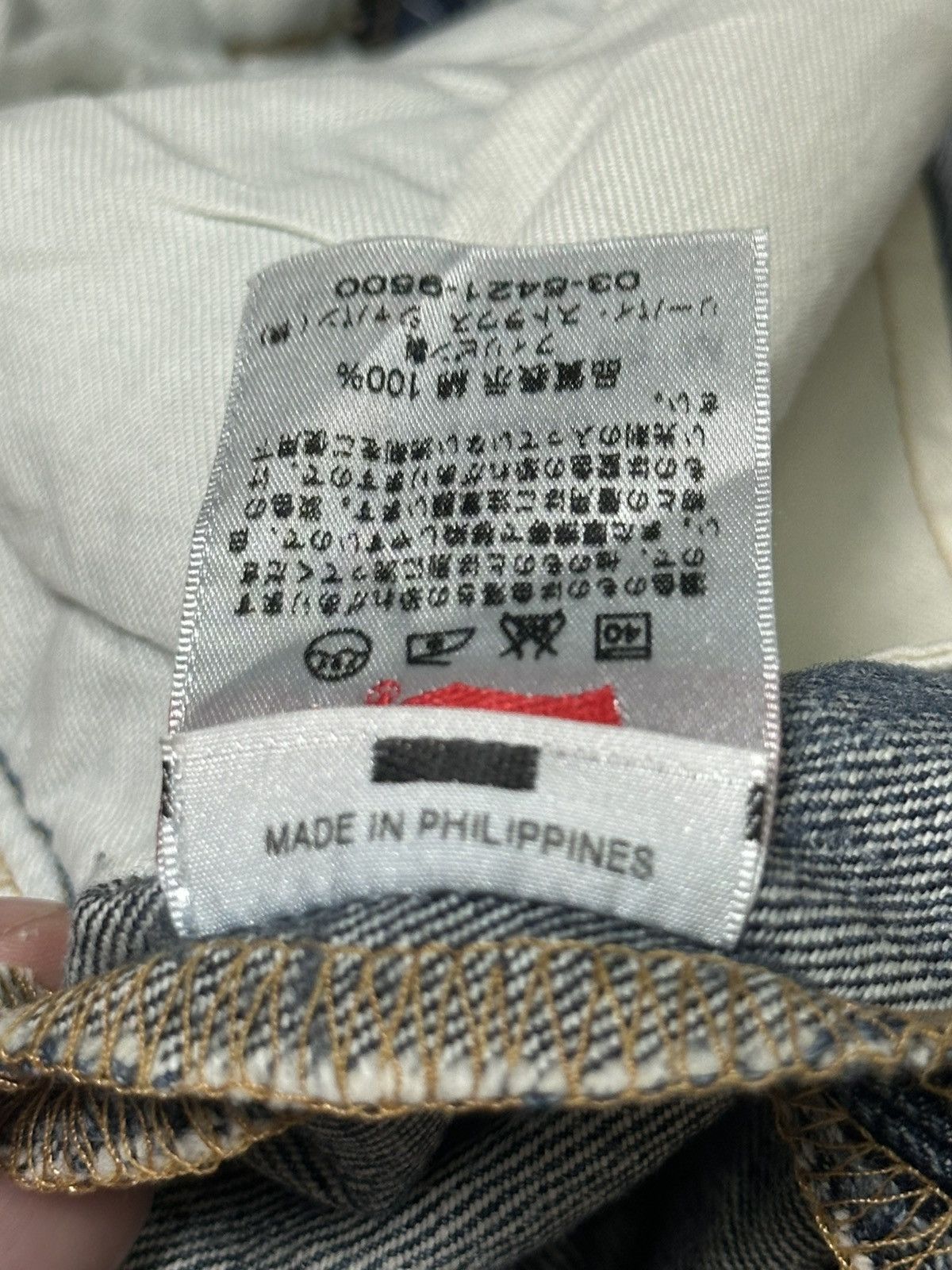 Levi's Levis 501 Vintage Y2K With Distressed Straight Leg Butterfly Size US 30 / EU 46 - 11 Thumbnail