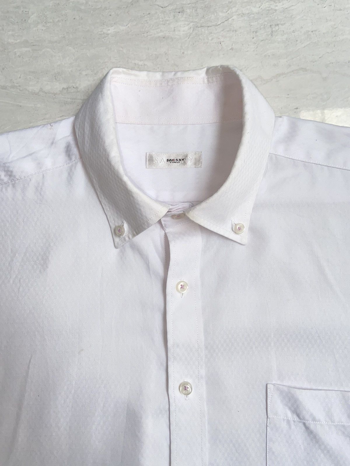 Designer × Japanese Brand × Yohji Yamamoto SACSNY Y’SACCS White Shirt Size US L / EU 52-54 / 3 - 4 Thumbnail