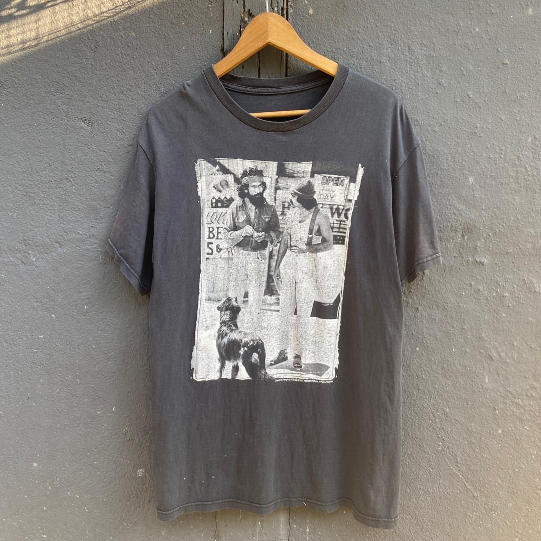 Thrashed Faded Vintage Cheech&Chong Up In Smoke Movie Tee