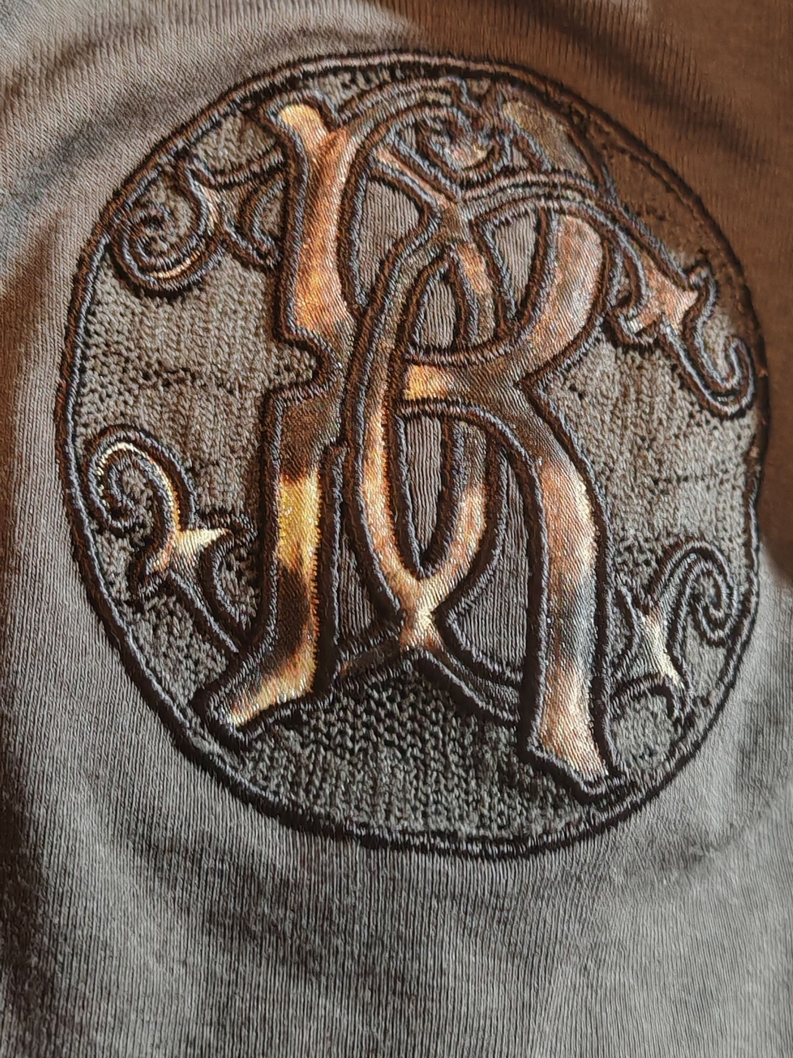 Roberto Cavalli Vintage Roberto Cavalli Brown Polo Shirt Animal Print sz XL Size XL / US 12-14 / IT 48-50 - 8 Thumbnail