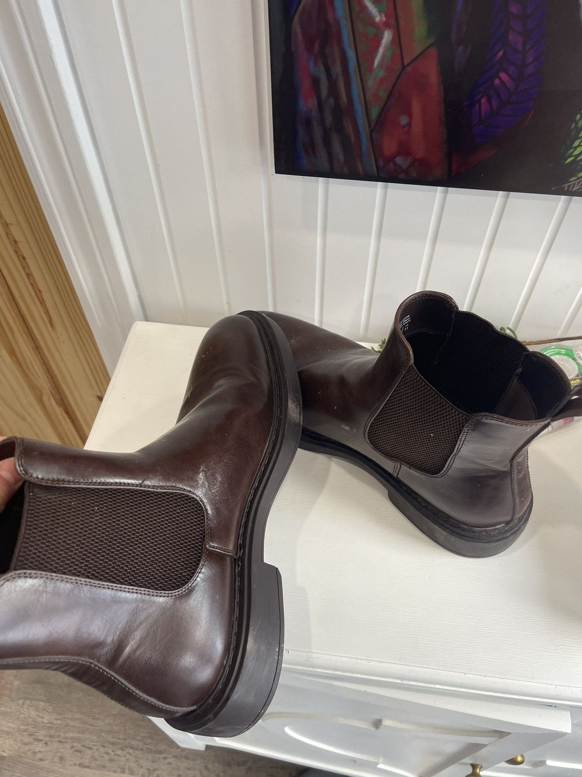 Call It Spring Faux-leather boots Size US 12 / EU 45 - 3 Thumbnail
