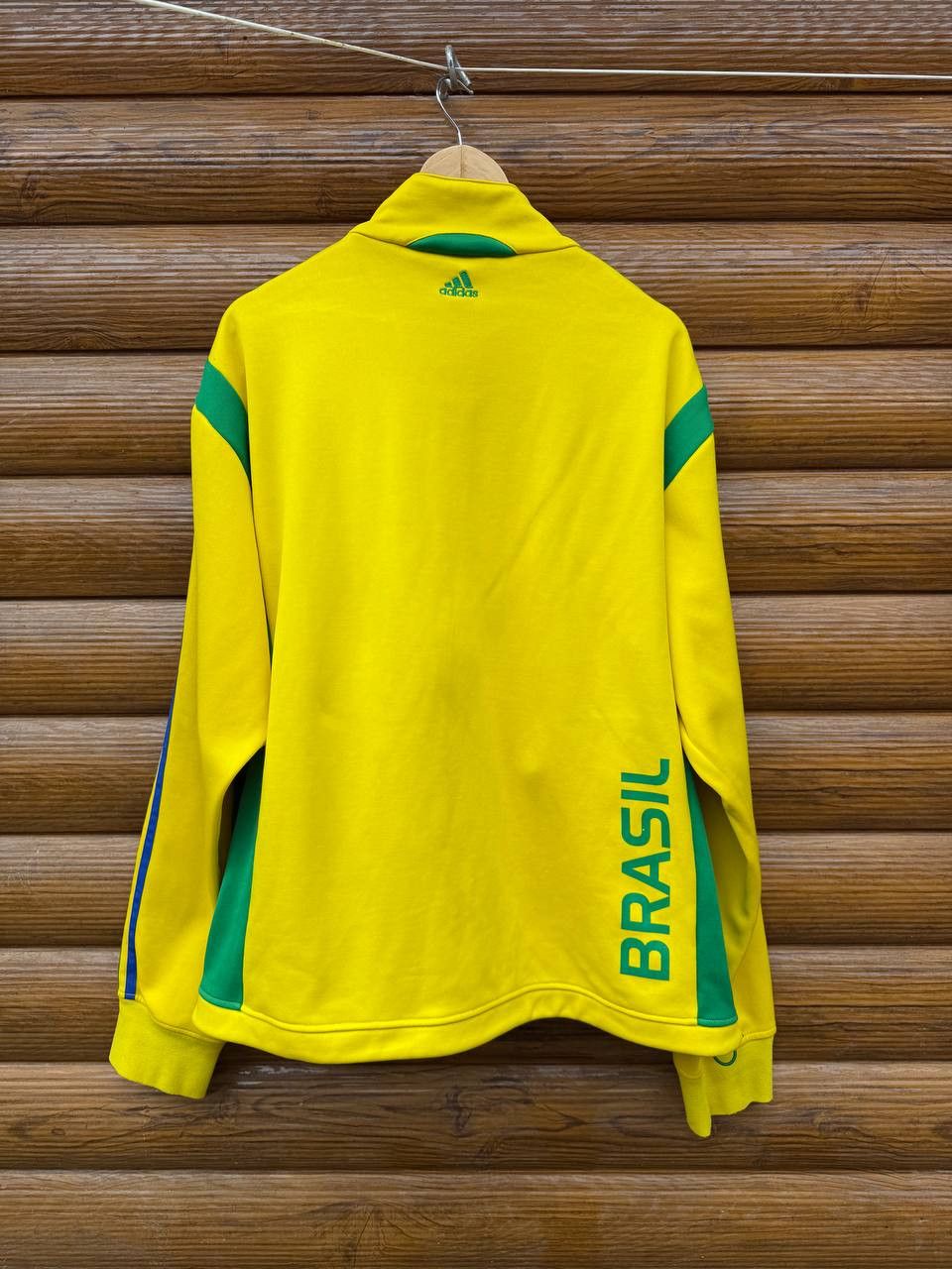 Adidas Adidas Brazil Football Jacket Soccer Track Top Size US XL / EU 56 / 4 - 3 Thumbnail