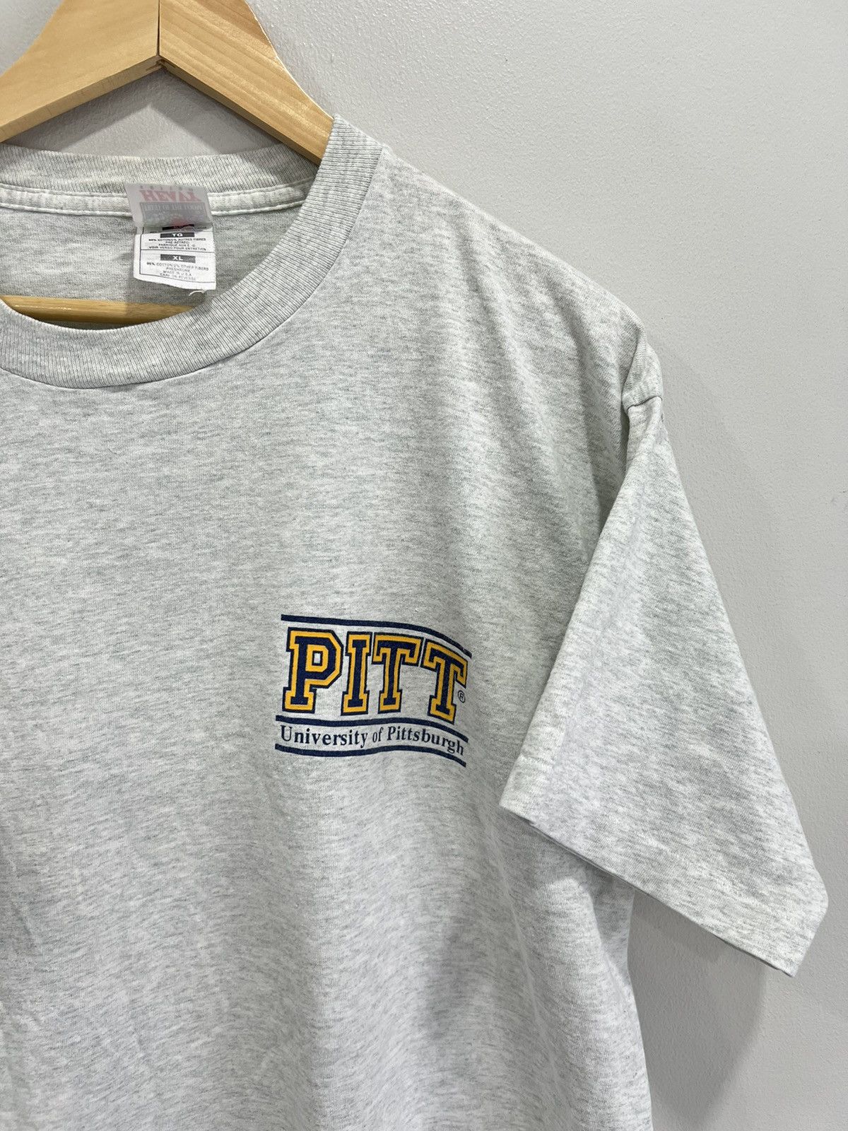 Vintage Vintage Pitt Panthers Pittsburgh Tee shirt Size US XL / EU 56 / 4 - 2 Thumbnail