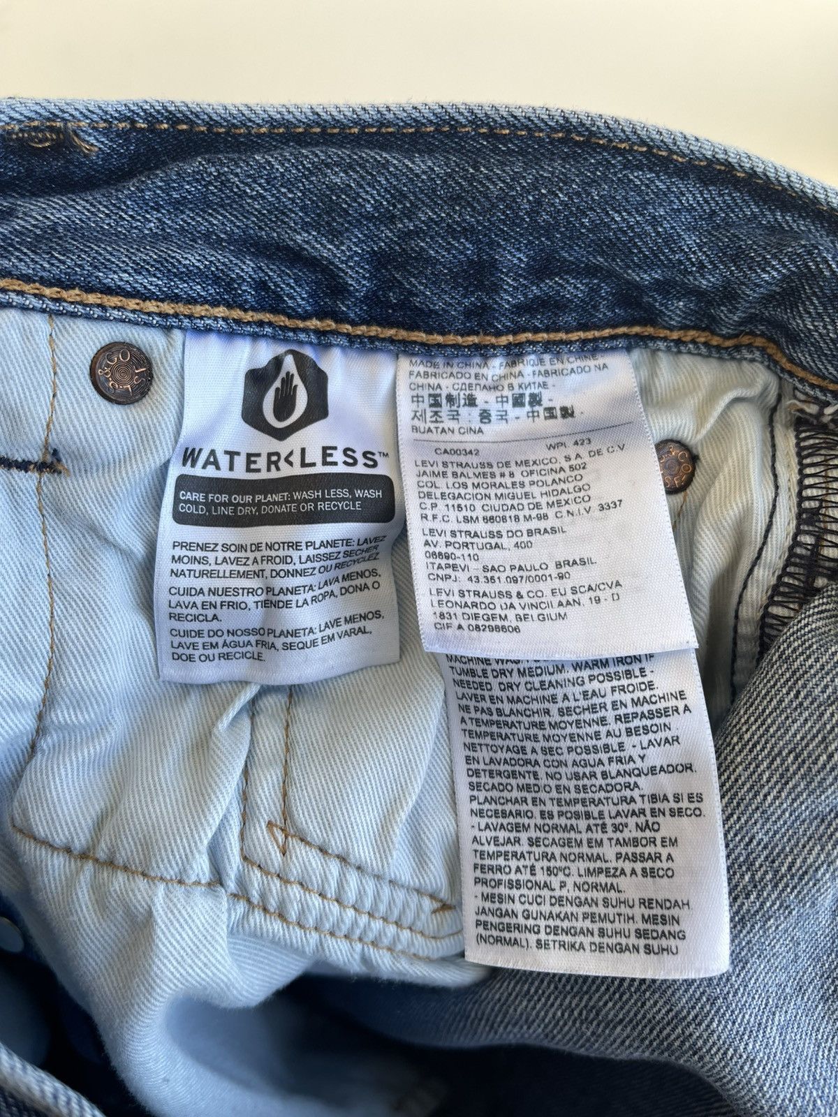 Levi's Premium 501 145 Anniversary Straight Regular Fit Denim Jeans Size US 29 - 13 Thumbnail