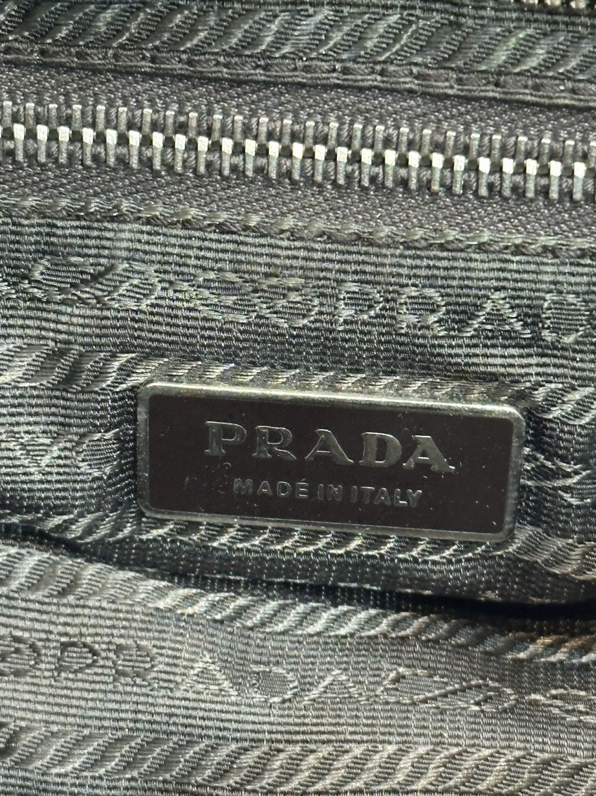 Prada Prada Tessuto and Leather Buckle Flap Shoulder Bag. Size ONE SIZE - 11 Thumbnail