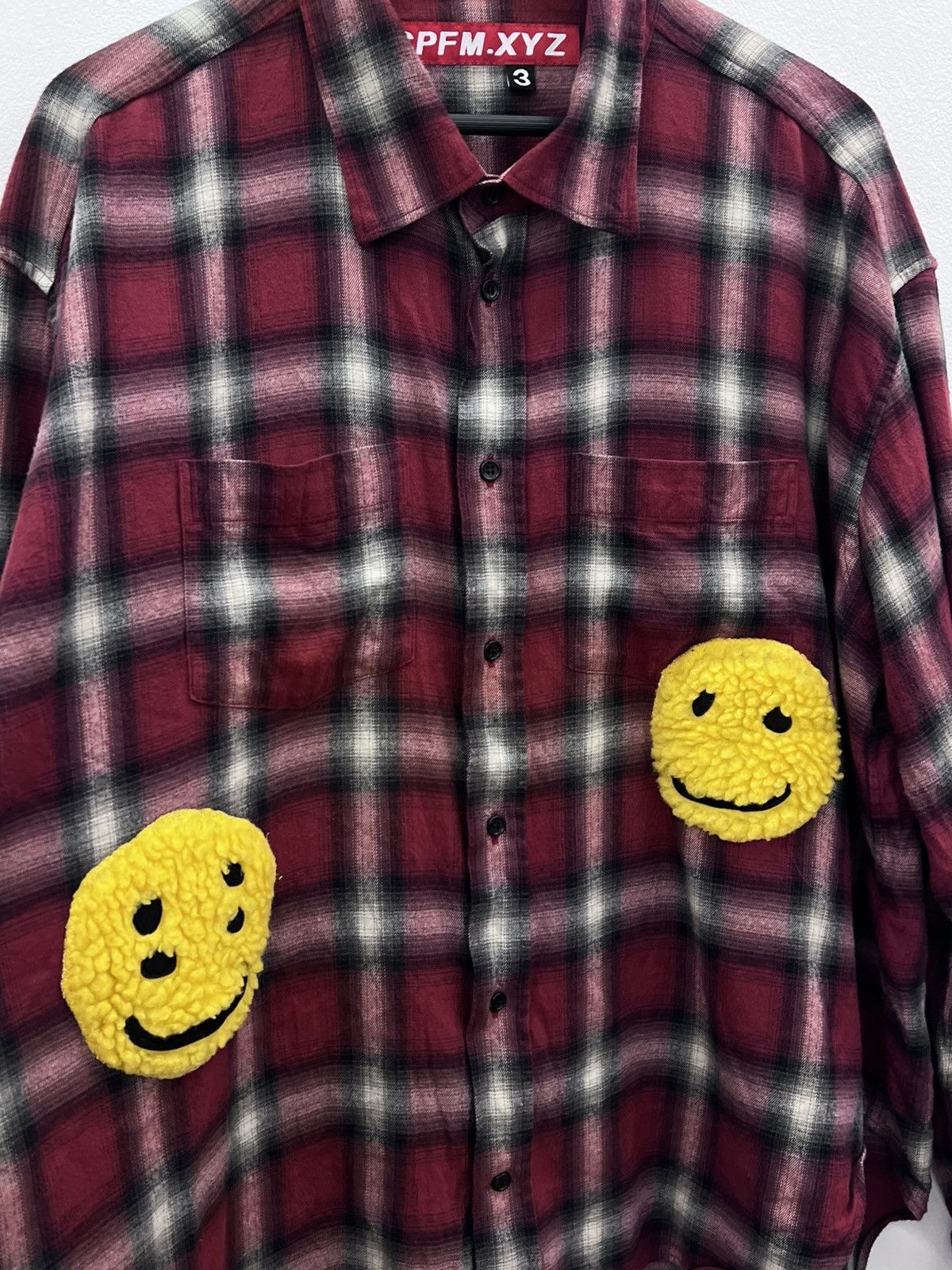 Cactus Plant Flea Market Cactus Plant Flea Market Double Vision Check Red Flannel Size US M / EU 48-50 / 2 - 4 Thumbnail