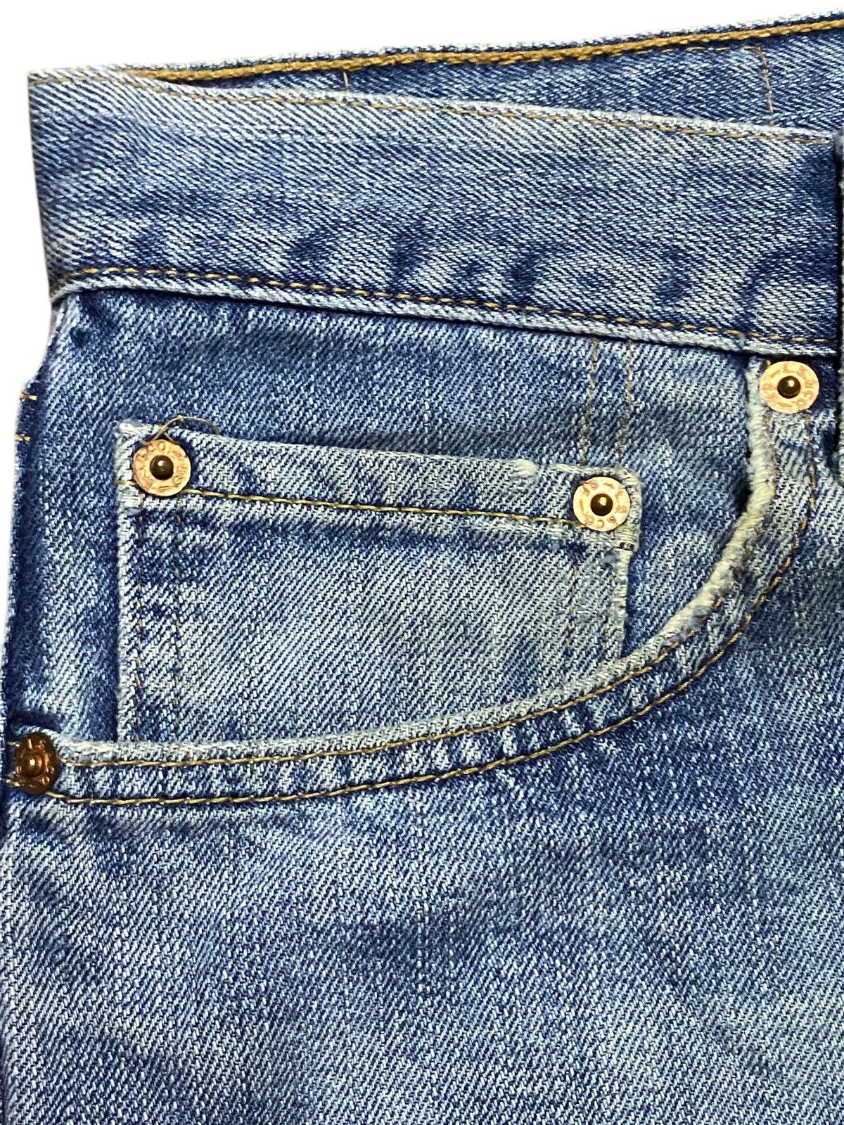 Levi's Vintage Levis 533 Rusty Ripped Baggy Jeans Size US 34 / EU 50 - 7 Thumbnail
