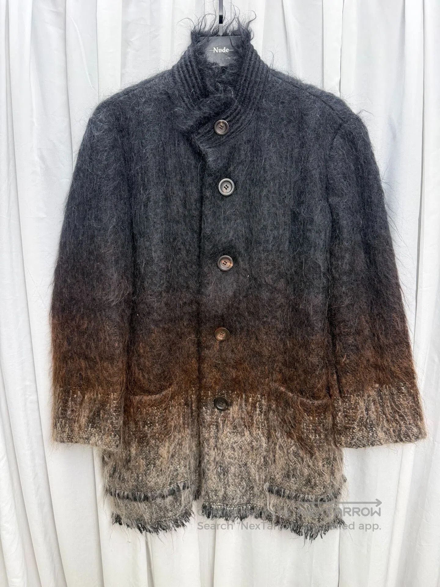 Issey Miyake Issey Miyake Mohair Gradient Stand Collar Coat. Size US M / EU 48-50 / 2 - 1 Thumbnail
