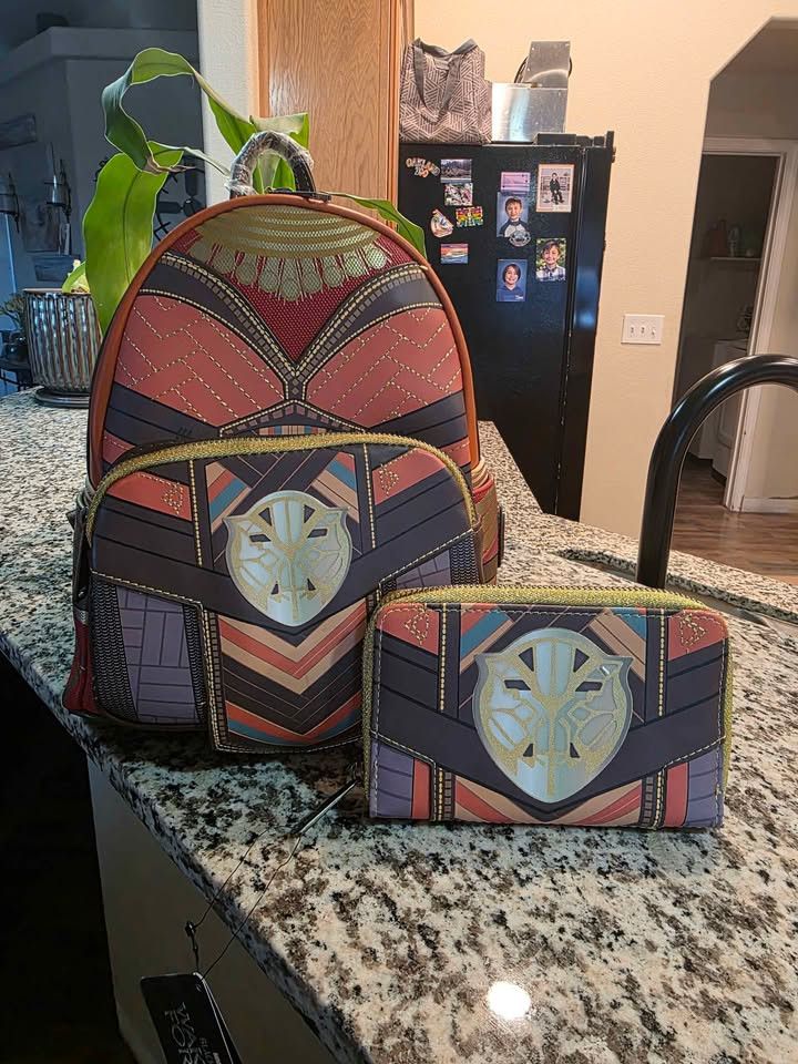 Other Black Panther Wakanda Forever Mini Backpack & Wallet Set Size ONE SIZE - 1 Thumbnail