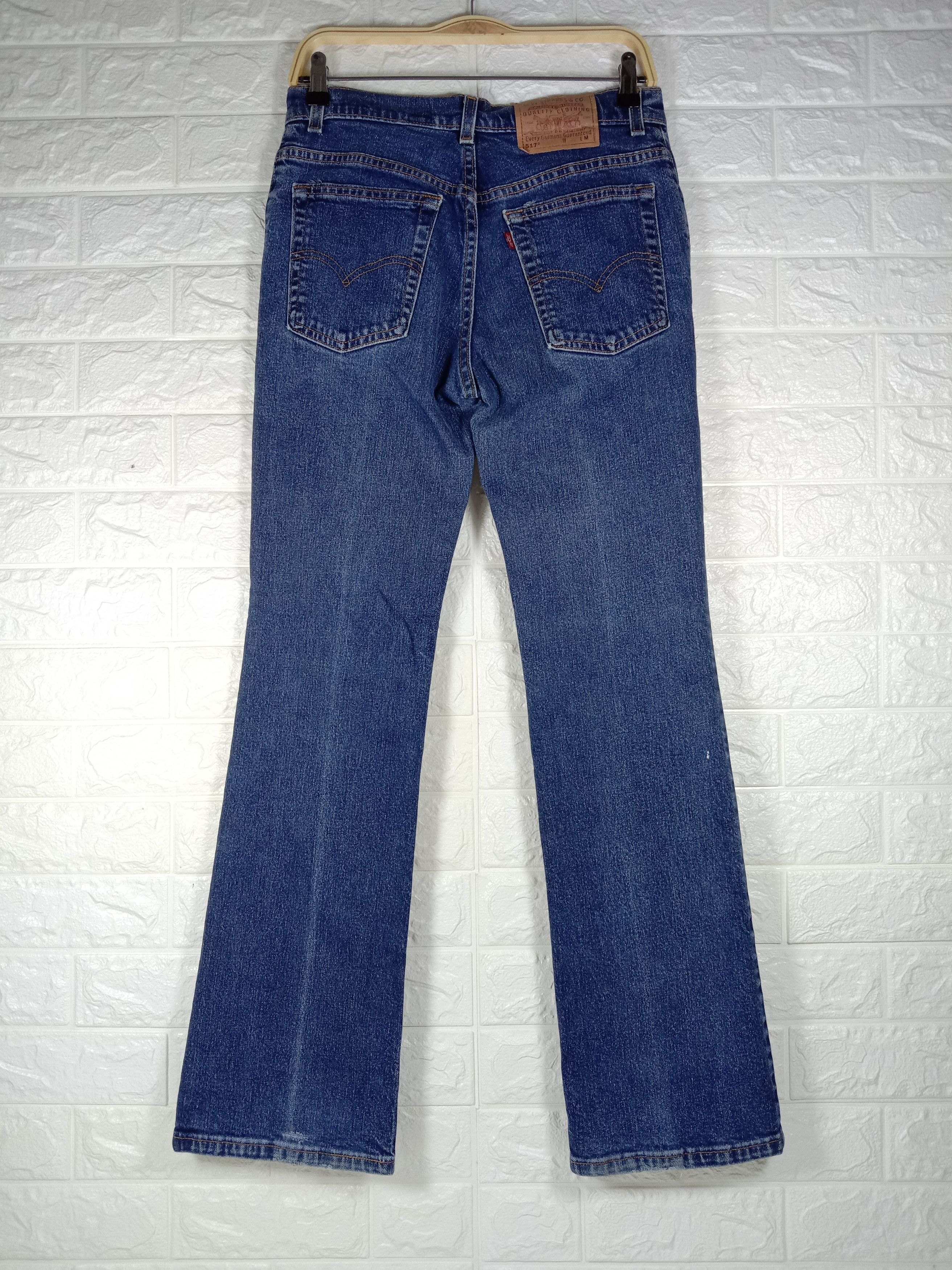 Levi's Vintage Levi's 517 Flare Jeans Boot Cut Slim Fit Denim Size US 30 / EU 46 - 5 Thumbnail