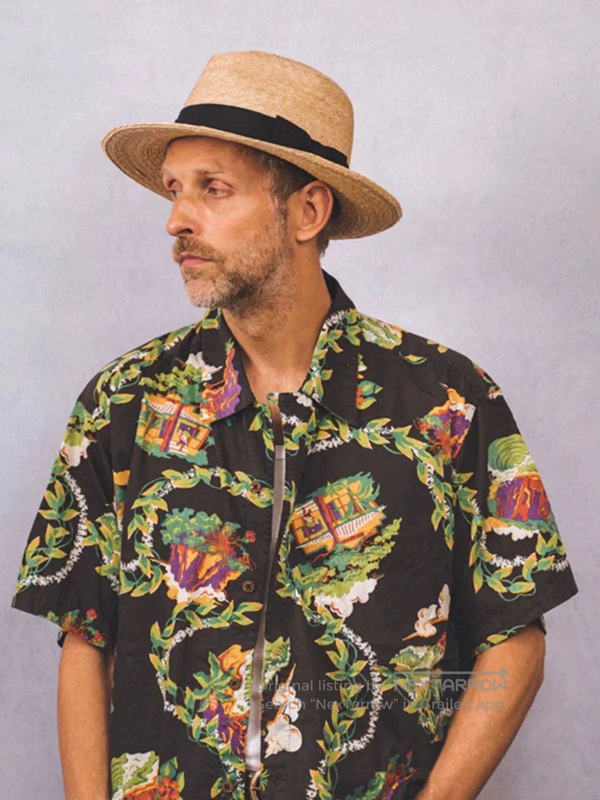 THE H.W.DOG&CO. H.W.DOG Summer Classic Woven Straw Hat. Size ONE SIZE - 5 Thumbnail