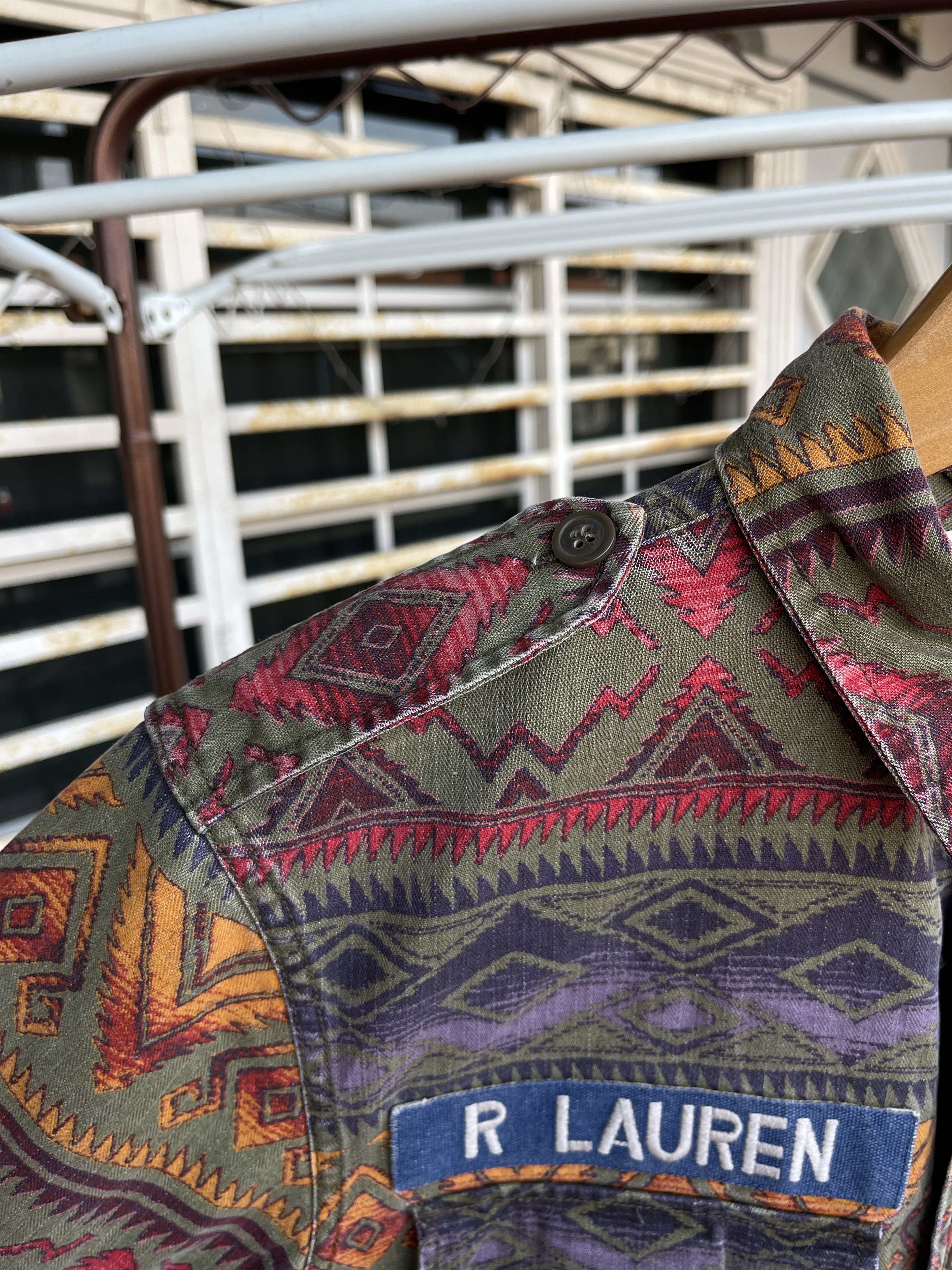 Aztech Mountain × Denim & Supply Ralph Lauren Long Sleeve Native Navajo Aztech KDot Flannel Shirt Size US XS / EU 42 / 0 - 8 Thumbnail