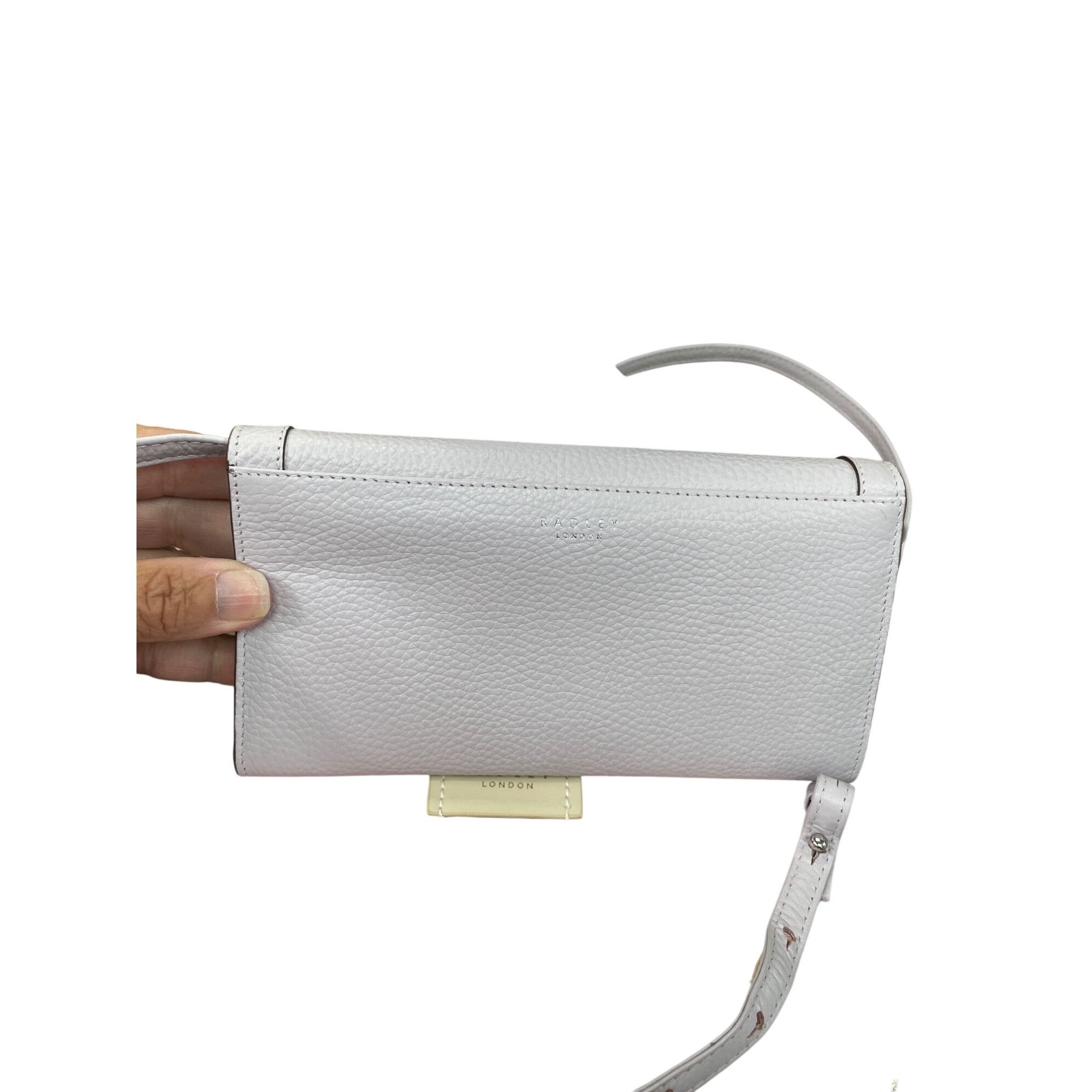 Other Radley London Womens Gray Leather Wallet Crossbody Bag SKU 8 Size ONE SIZE - 3 Thumbnail