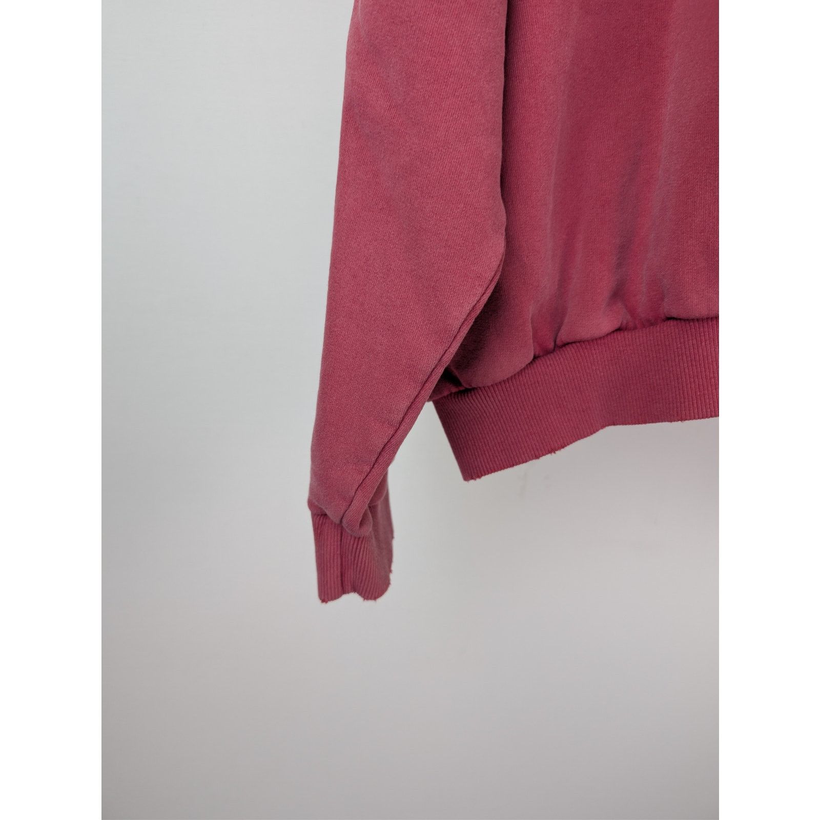 Balenciaga o1rshd1 Tape Type Ripped Pocket Hoodie in Raspberry Size US S / EU 44-46 / 1 - 14 Thumbnail