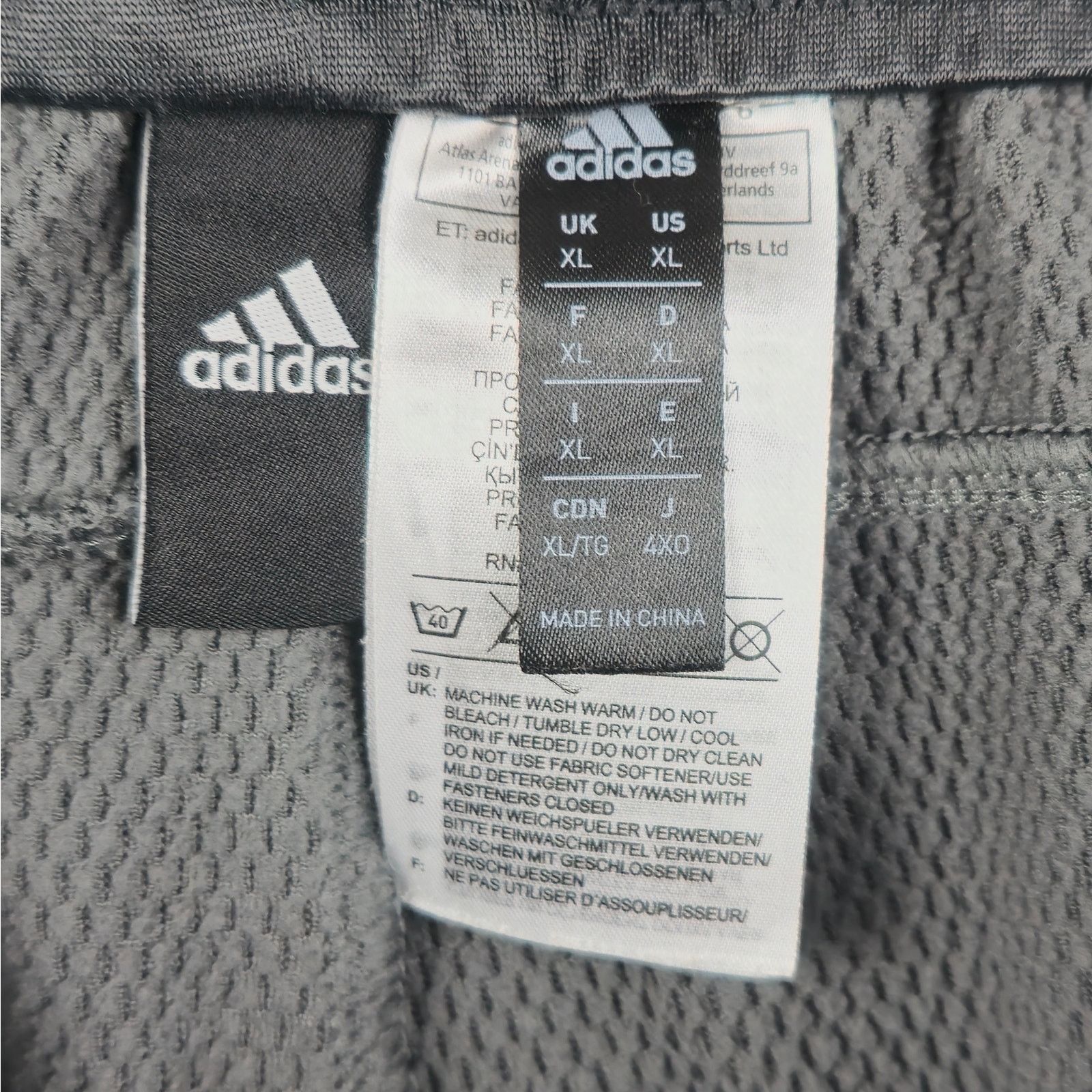 Adidas Adidas XL Training JoggersSweatpants Drawstring Pockets Gray Size US 34 / EU 50 - 7 Thumbnail