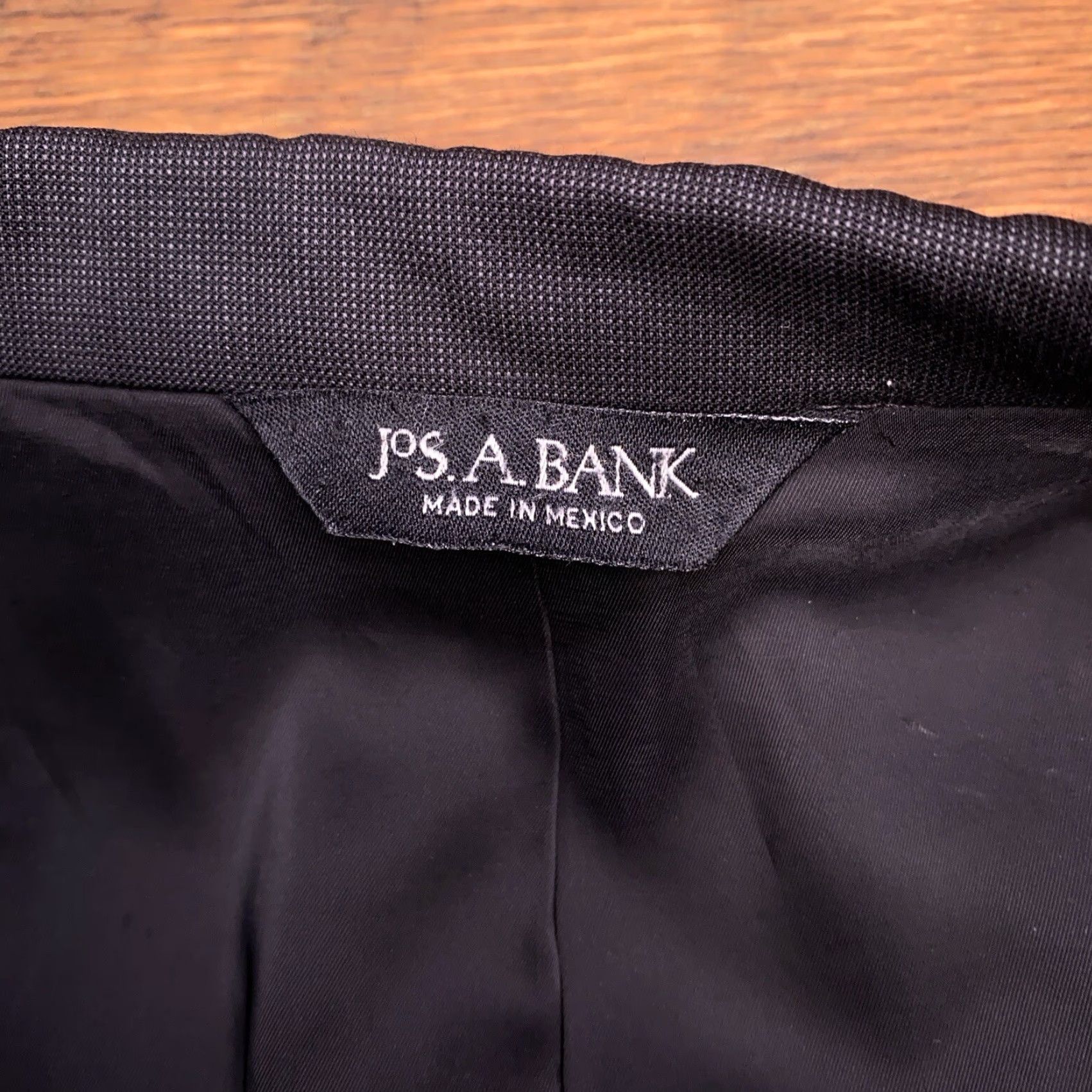 Jos. A. Bank Jos. A. Bank Travelers Collection Blazer Men 46 Long Gray Wool Sport Coat Size 46R - 5 Thumbnail
