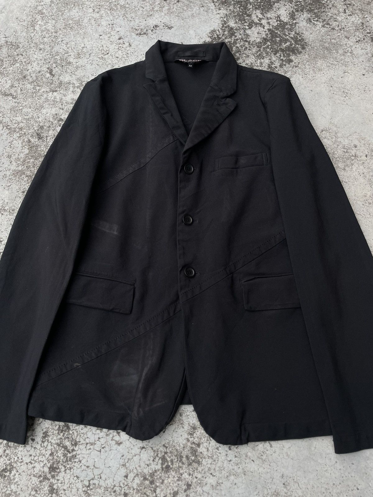 Comme des Garcons Vintage 90's Comme Des Garcons Black Blazzer Size US M / EU 48-50 / 2 - 8 Thumbnail