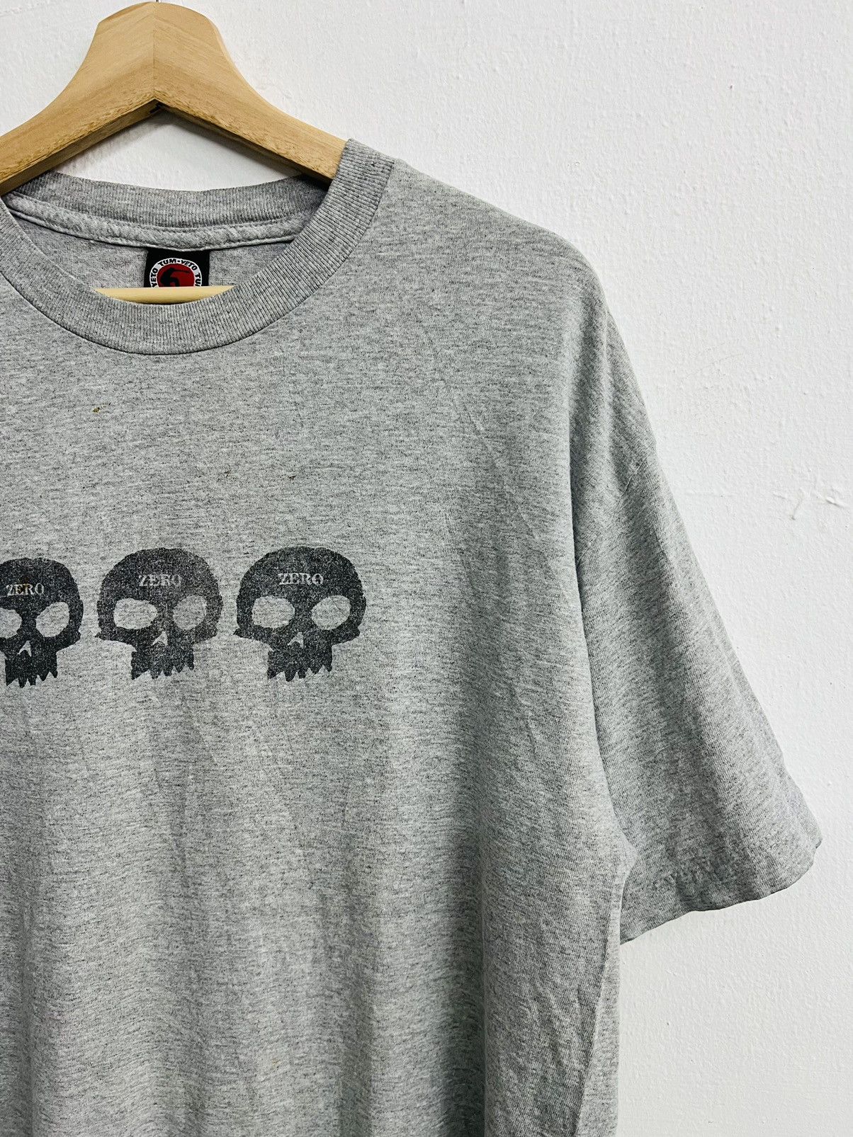 Hook-Ups Vintage Zero Skateboard Skull Tee Size US L / EU 52-54 / 3 - 5 Thumbnail
