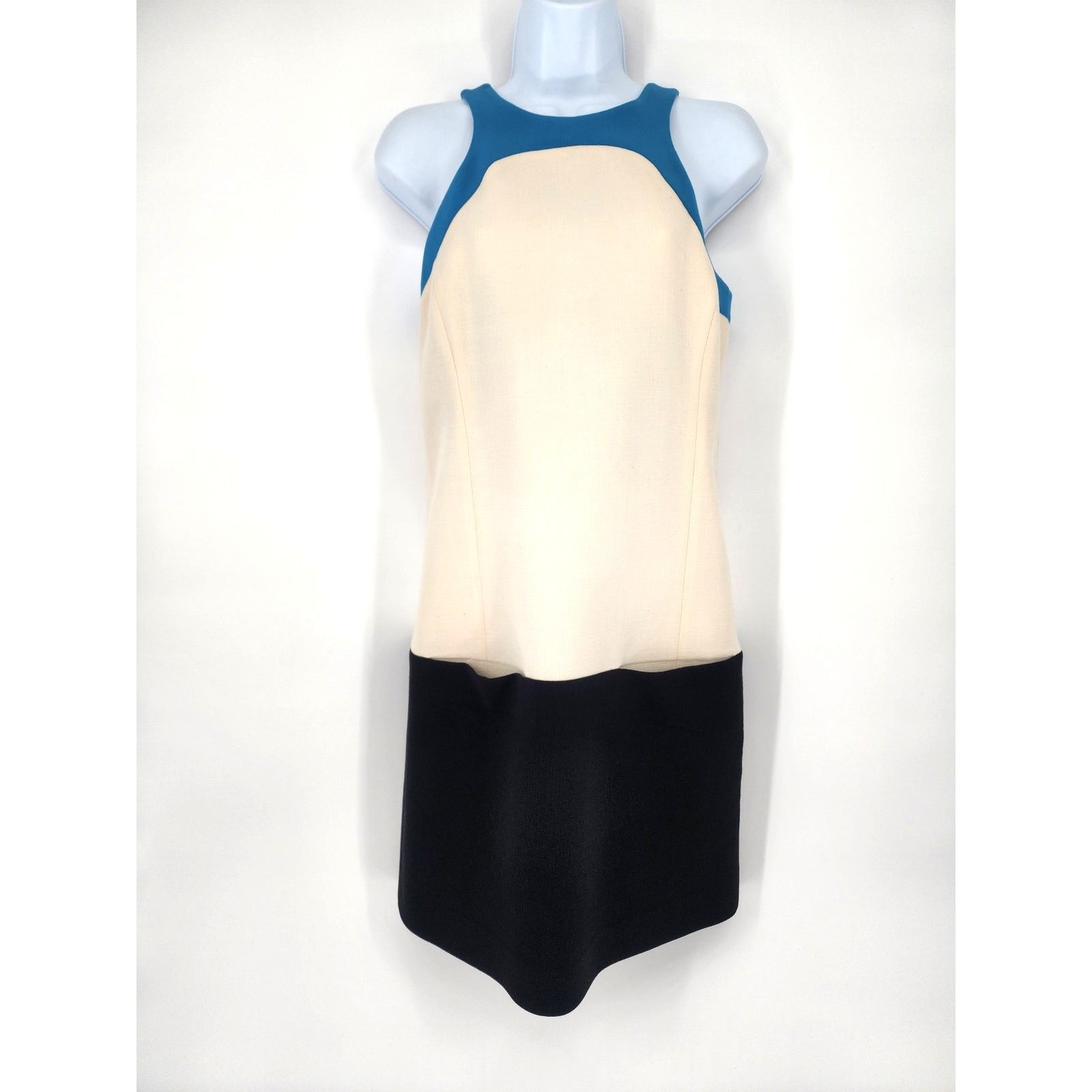 Emilio Pucci Emilio Pucci Color Block Sleeveless Shift Dress Sz 34 (US 4) Size S / US 4 / IT 40 - 9 Thumbnail