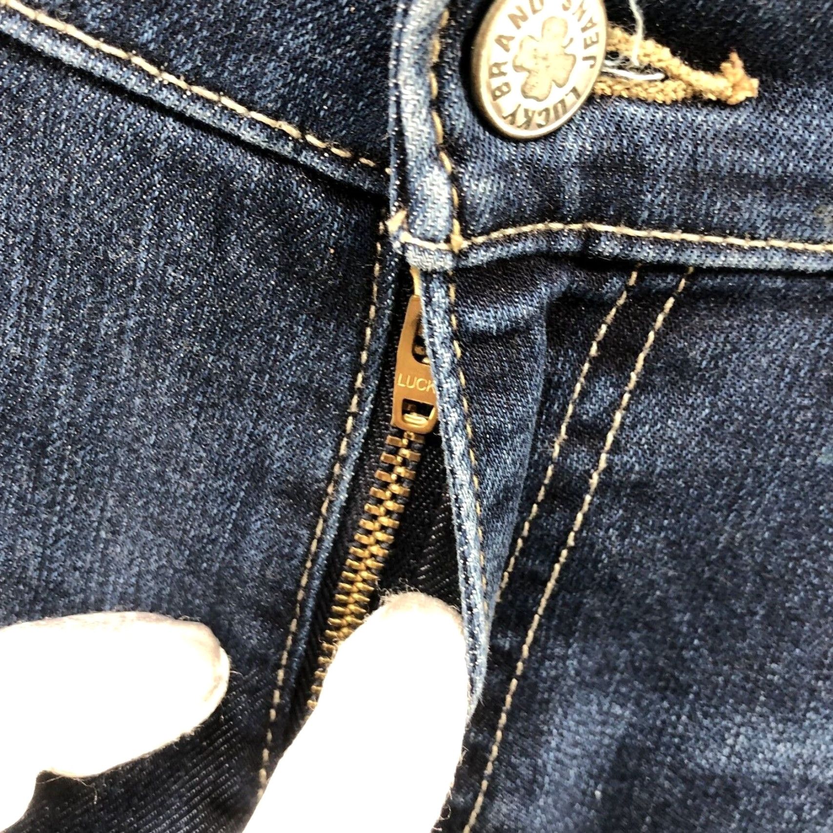 Lucky Brand Lucky Brand Women's Blue Low Rise Skinny Jeans, Size 6, Cotton Blend, Stretch Size 28" / US 6 / IT 42 - 5 Thumbnail