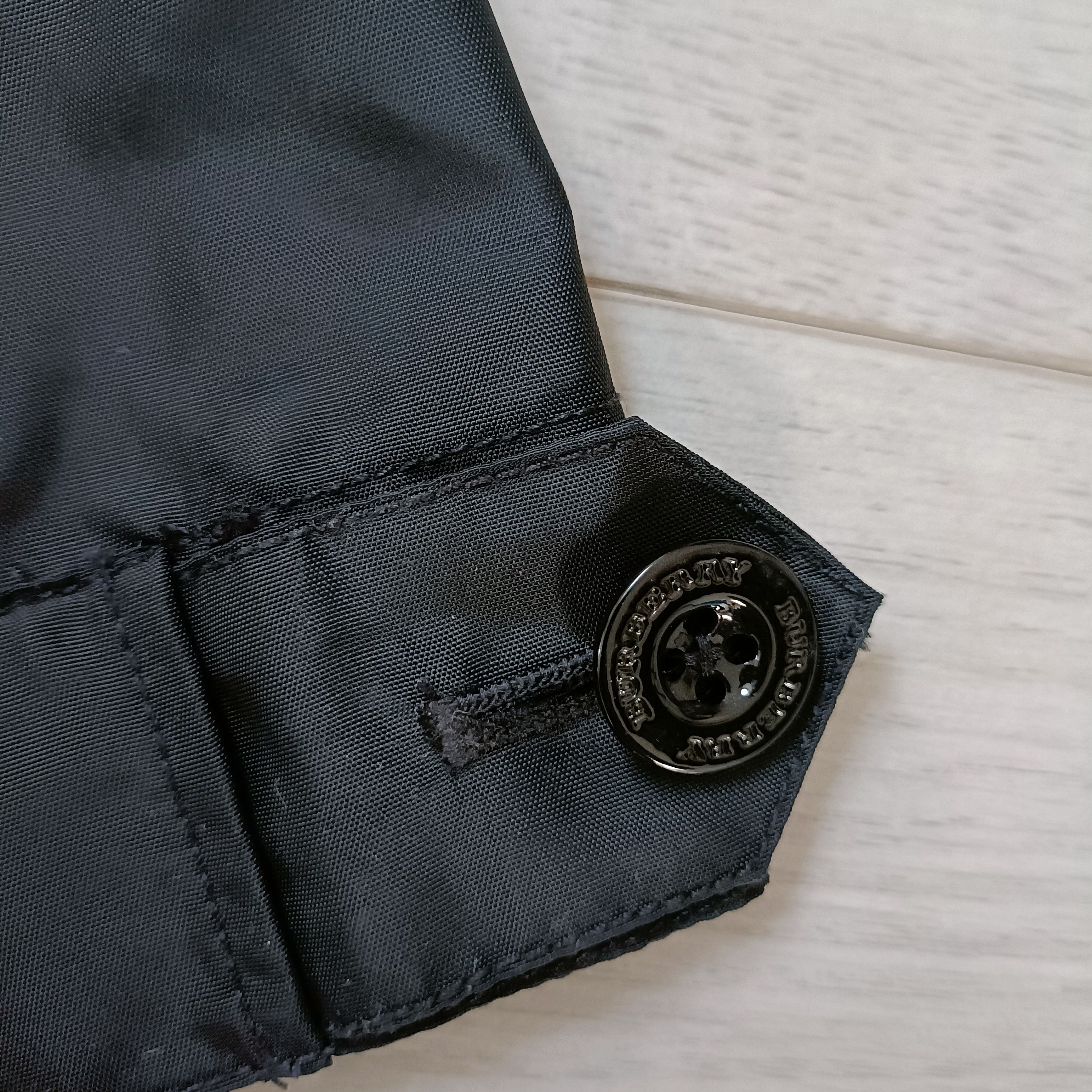 Burberry Men's Black Full Zip Hooded Coat ! Size US XL / EU 56 / 4 - 12 Thumbnail