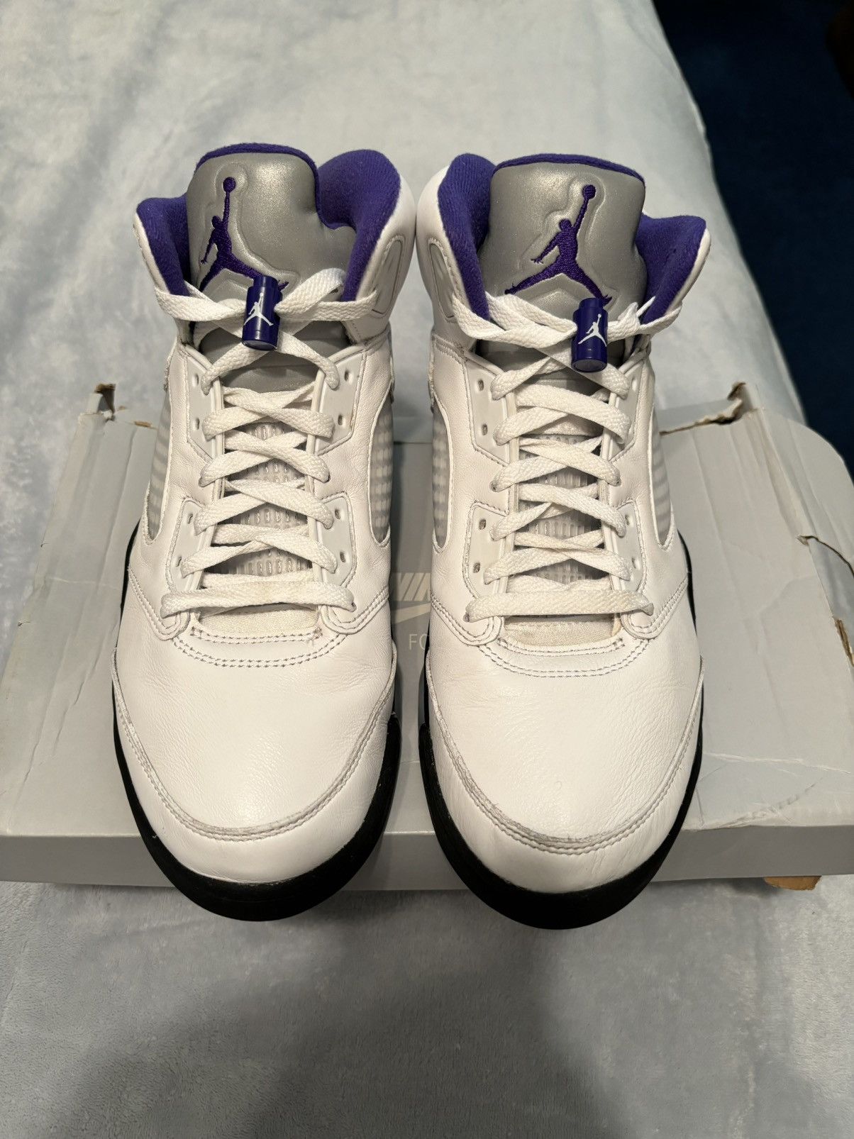 Jordan Brand Jordan 5 Retro Concord 2022 Size 10.5 Size US 10.5 / EU 43-44 - 2 Thumbnail