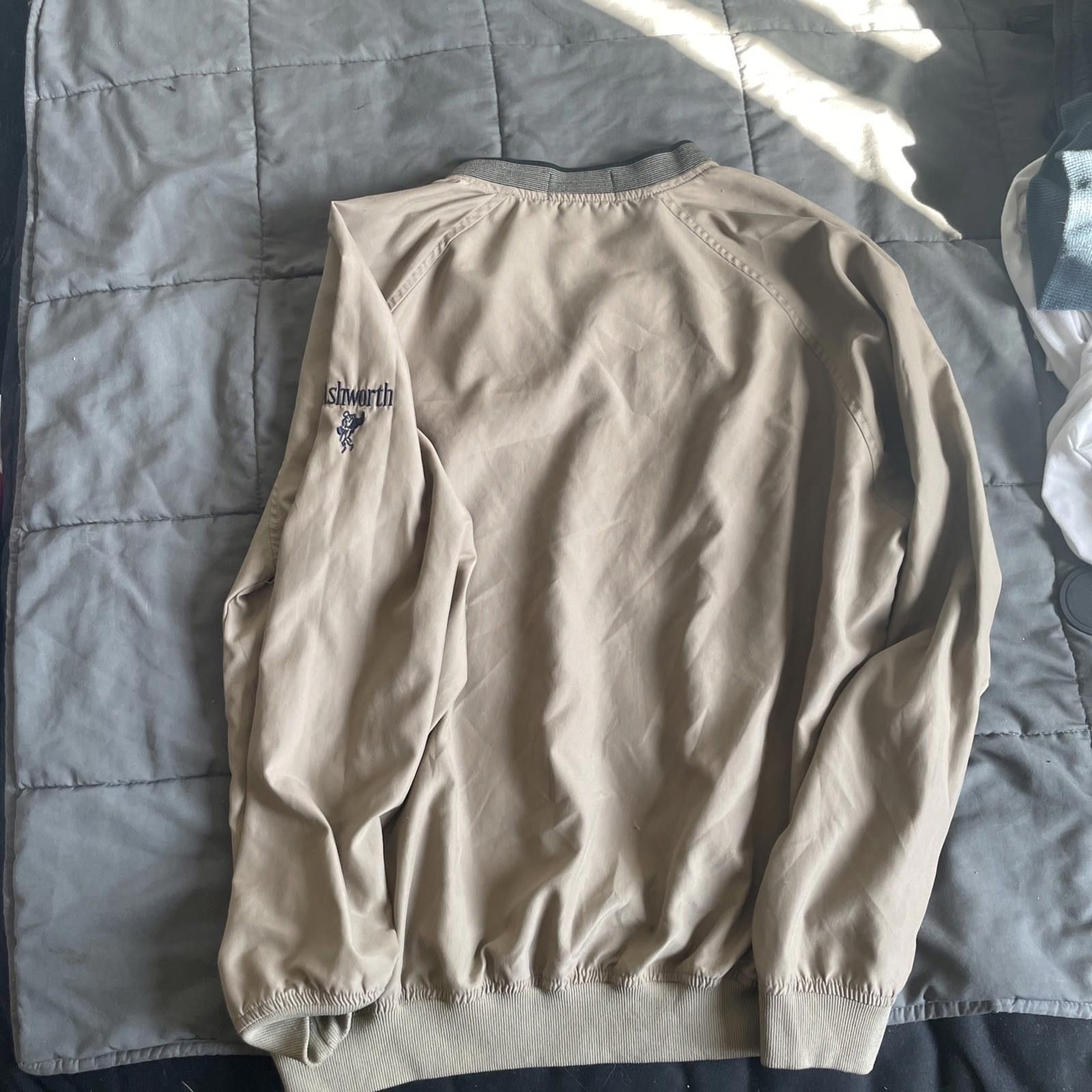 Ashworth Ashworth Vintage Golf Pullover (S) Embroidered Windbreaker Size ONE SIZE - 2 Thumbnail