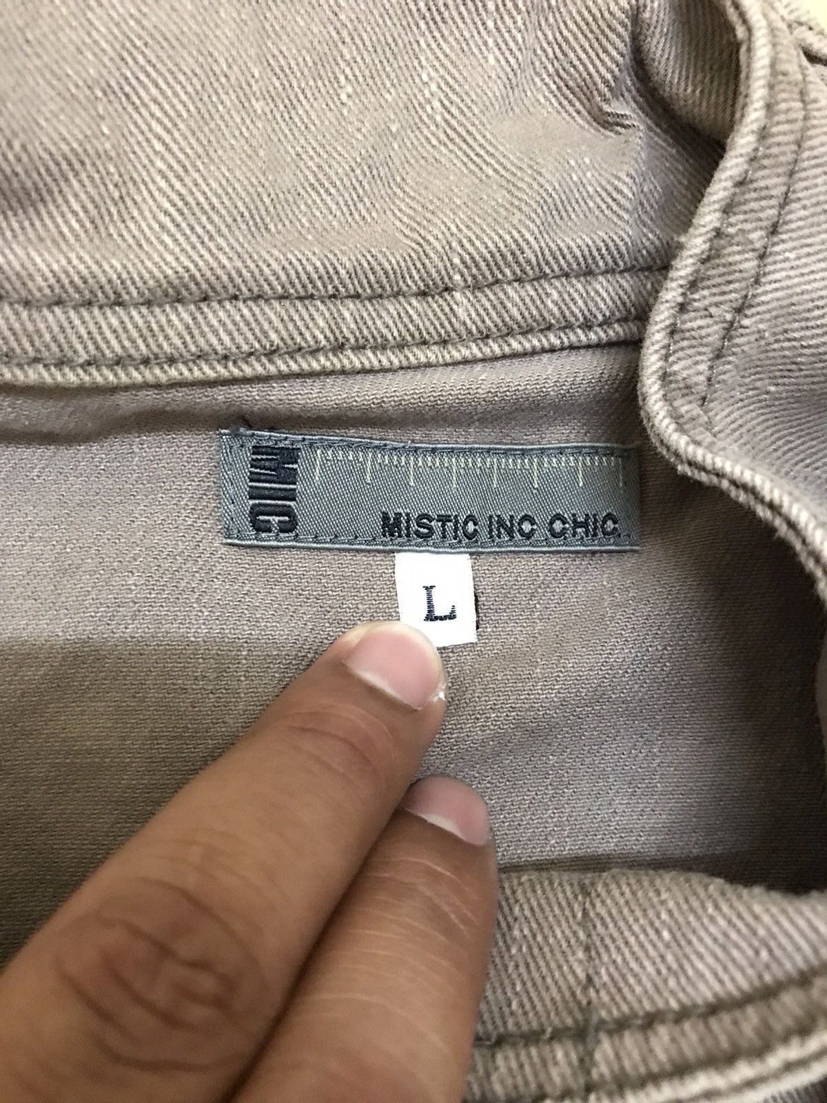 Japanese Brand Vintage Japan Mistic Light Denim Button Jacket Size US L / EU 52-54 / 3 - 9 Thumbnail