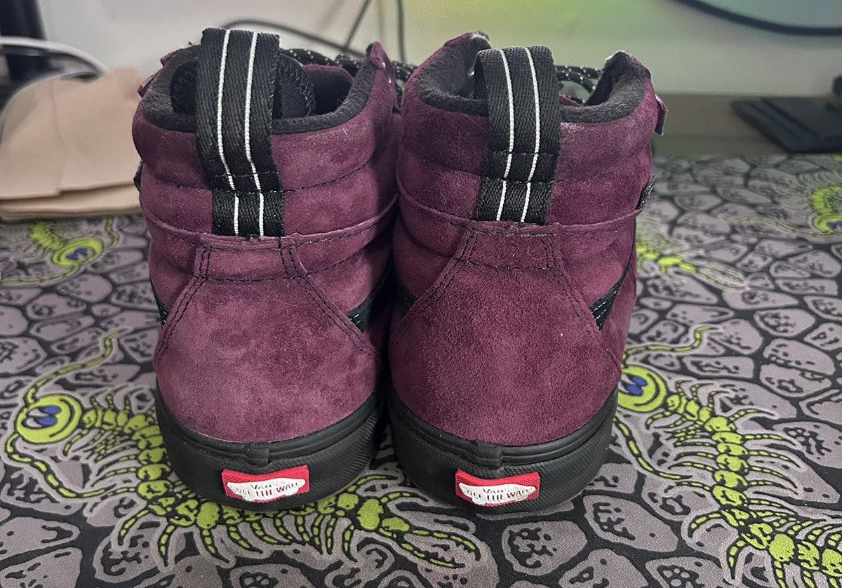Vans Size 12 Sk8-Hi Waterproof Insulated Shoe (Maroon) Size US 12 / EU 45 - 4 Thumbnail