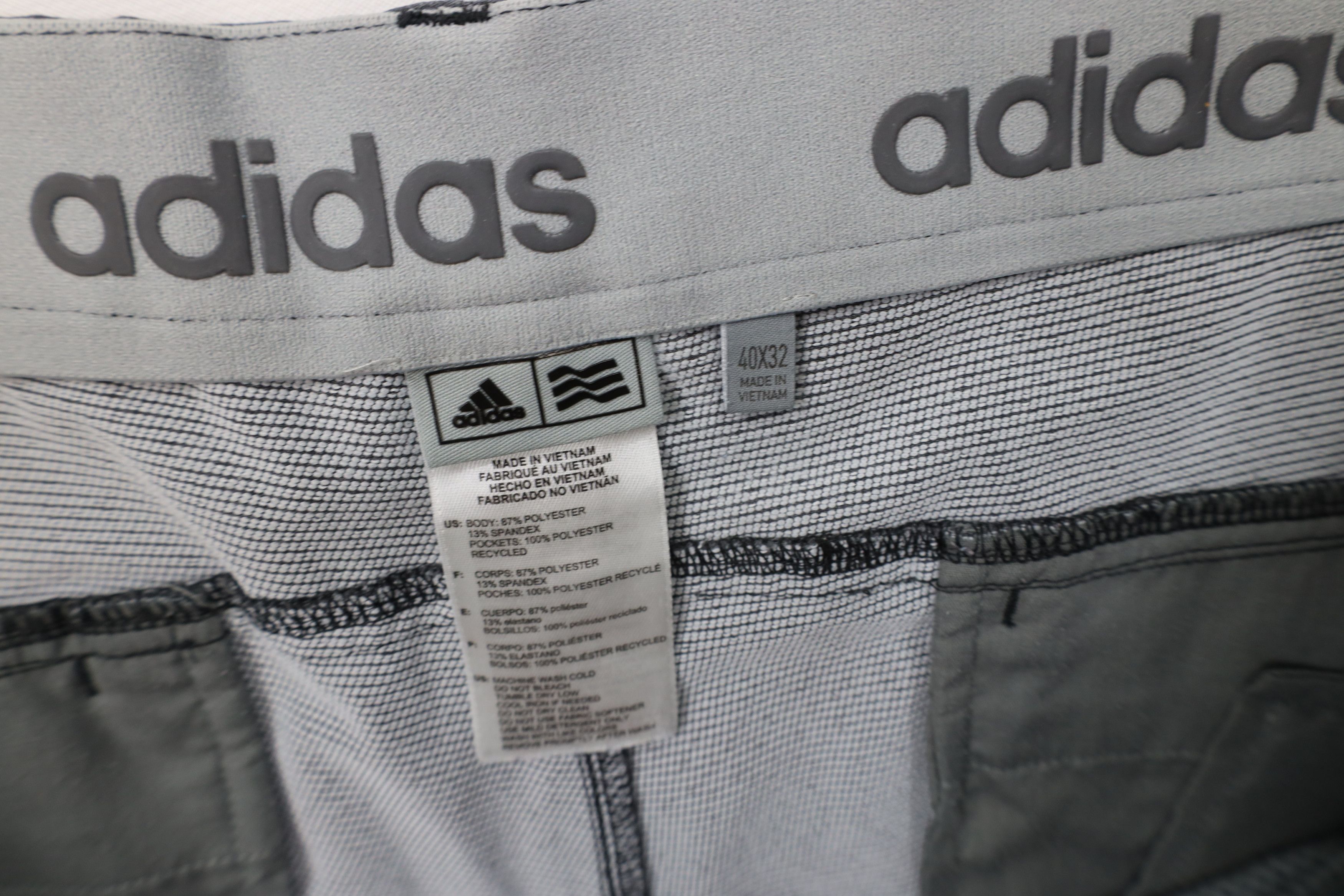 Adidas Adidas Golf Chambray Stretch Wide Leg Golfing Chino Pants Size US 40 / EU 56 - 7 Thumbnail