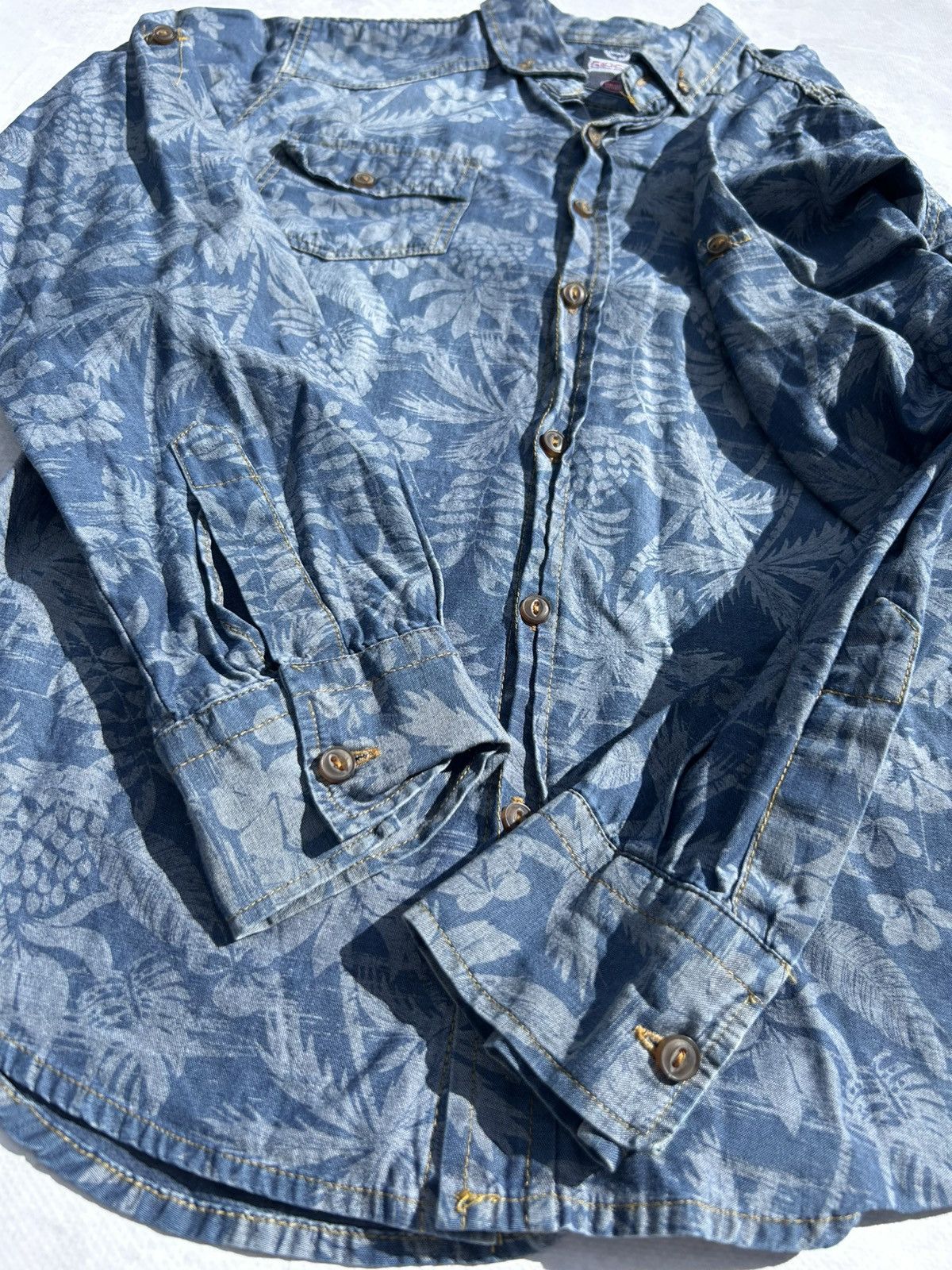 Other Giesto Fashion Shirt Palm Tree Print Design Old Money Size S Size US S / EU 44-46 / 1 - 7 Thumbnail