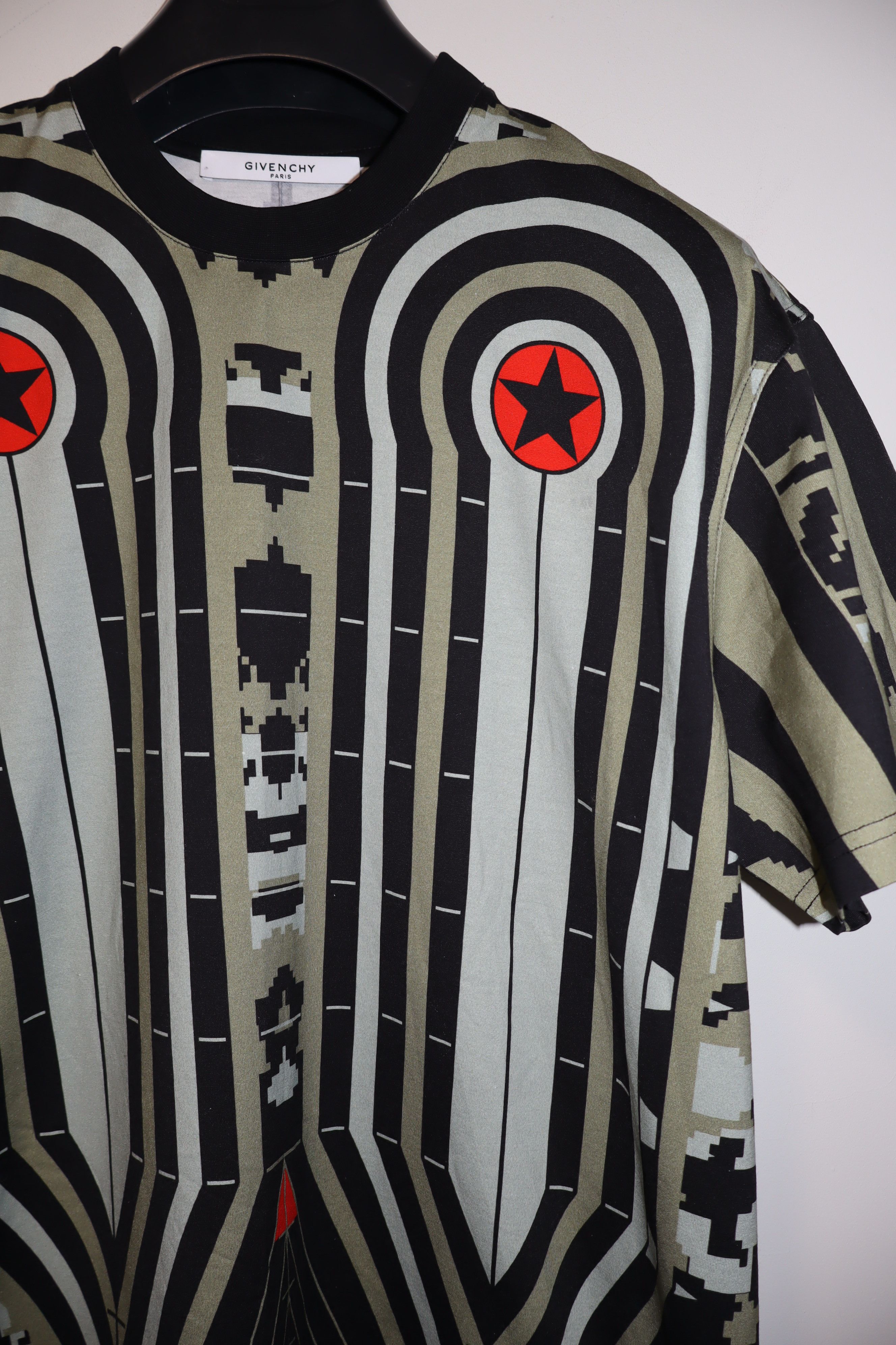 Givenchy Star target camo t-shirt Size US XXS / EU 40 - 3 Thumbnail