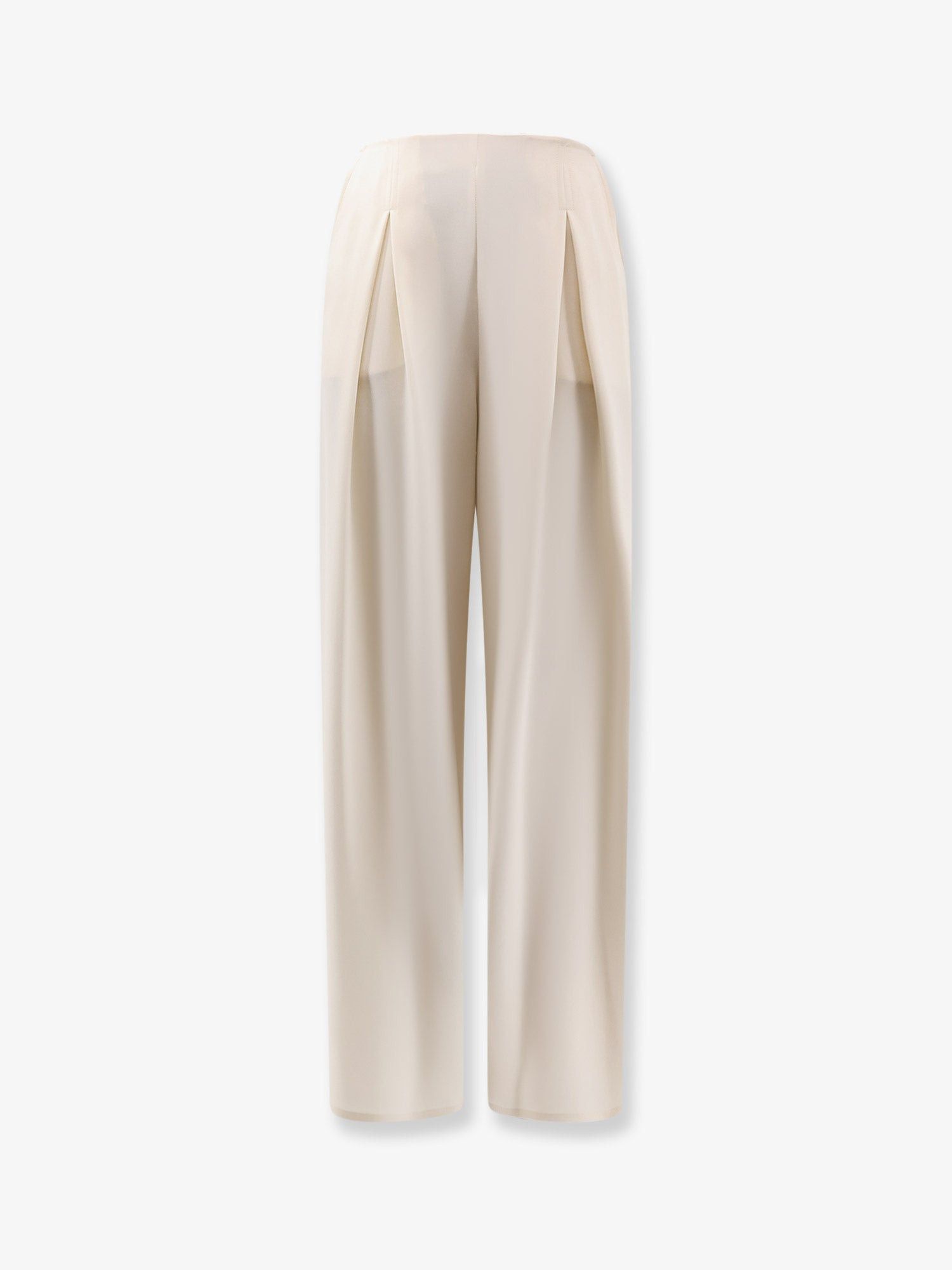 Max Mara Mxppalude Silk Trousers Size 27" / US 4 / IT 40 - 1 Thumbnail