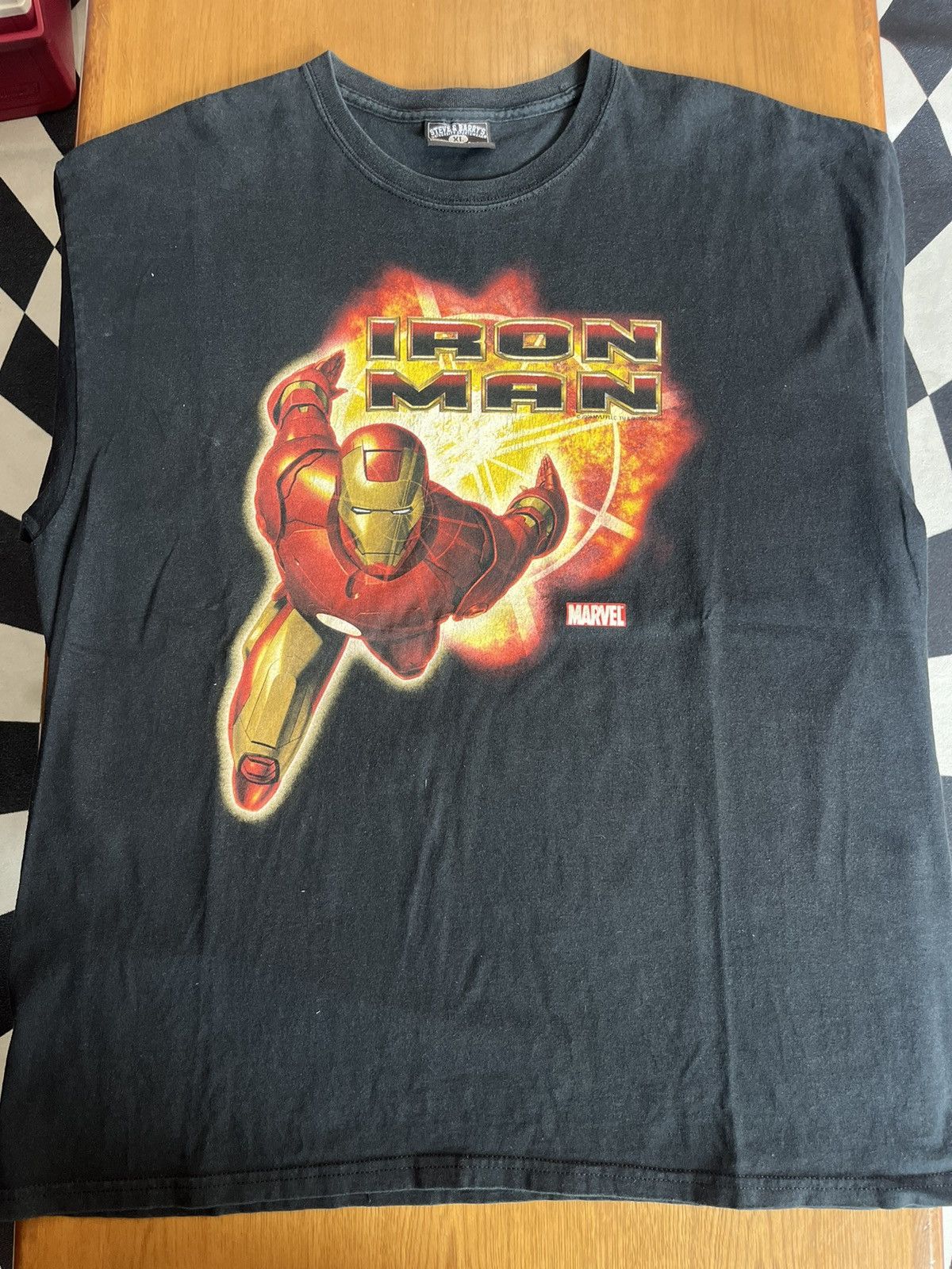 Marvel Comics Vintage IRON MAN promo Film 2008’s Marvel Tshirt Size US XL / EU 56 / 4 - 3 Thumbnail