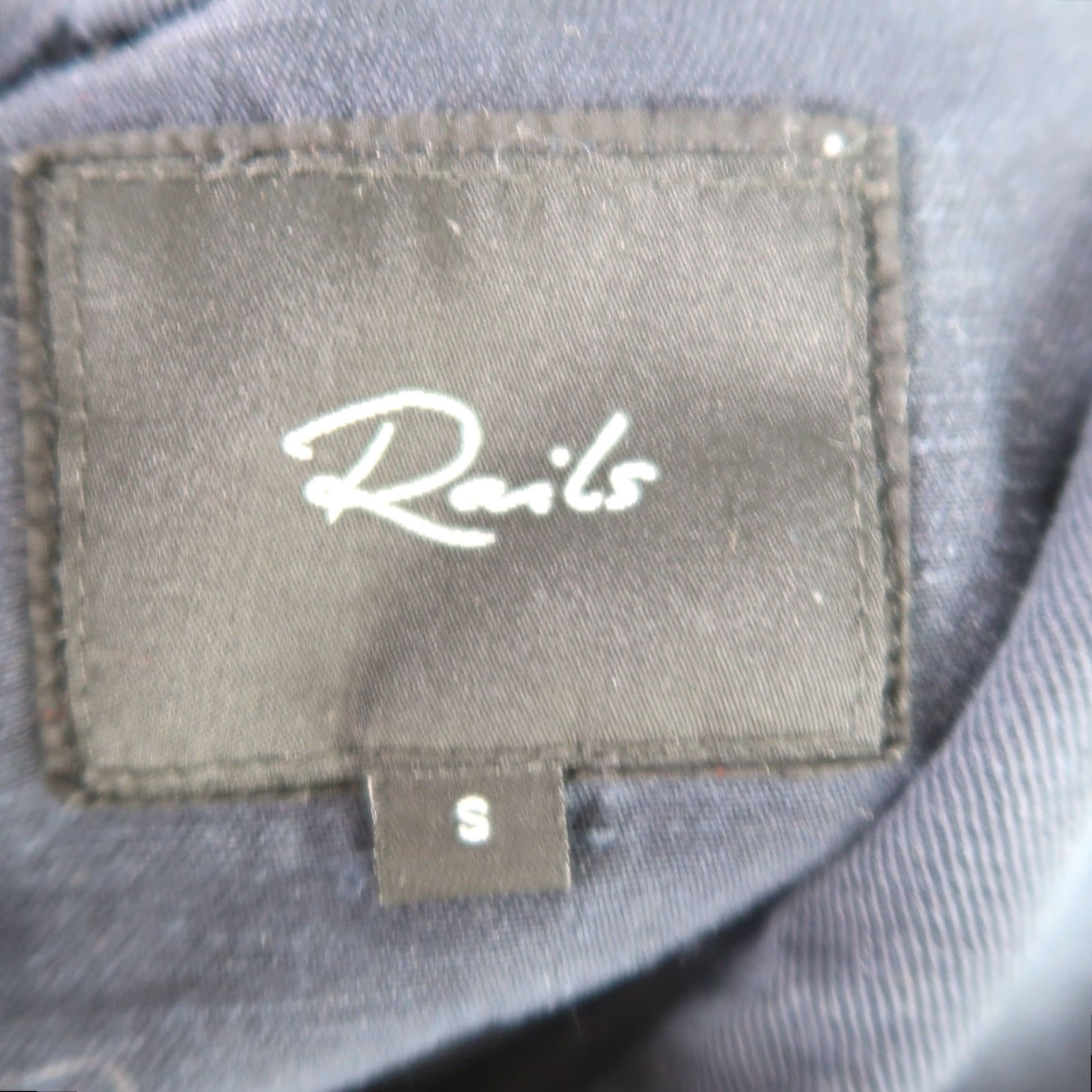 Rails Rails Lancaster Indigo Stars Navy Zip Front Utility Jacket S Women Linen Lyocell Long Sleeve Git Patriot Fall Spring Size S / US 4 / IT 40 - 5 Thumbnail