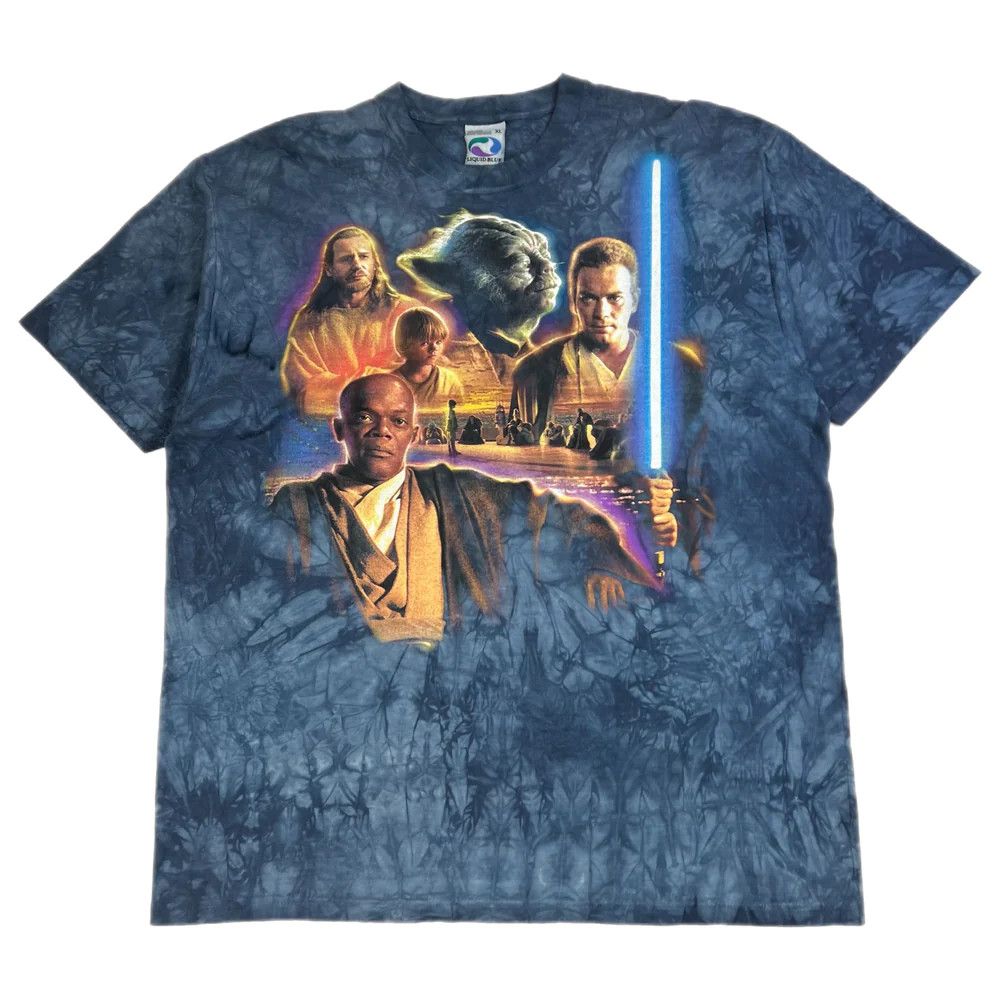 image of Star Wars Liquid Blue Episode 1 Tee, Men's (Size XL)