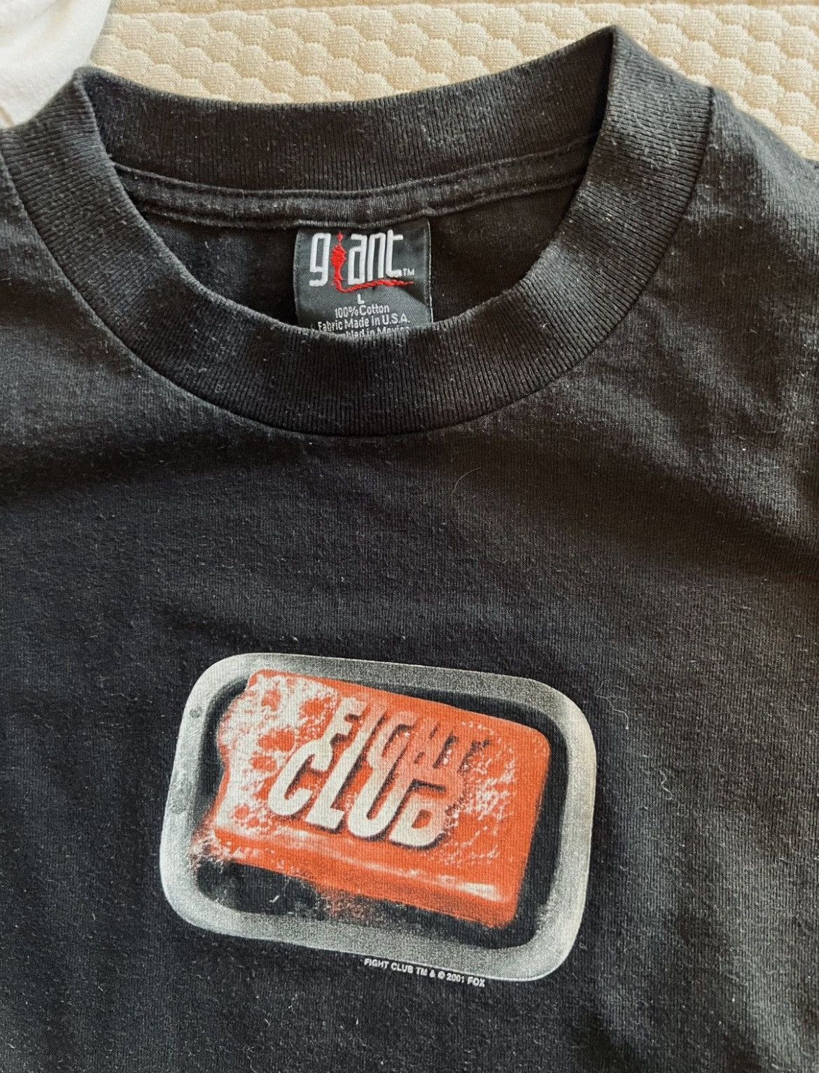 Giant Fight Club T-Shirt 2001 - Licensed Size US L / EU 52-54 / 3 - 5 Thumbnail