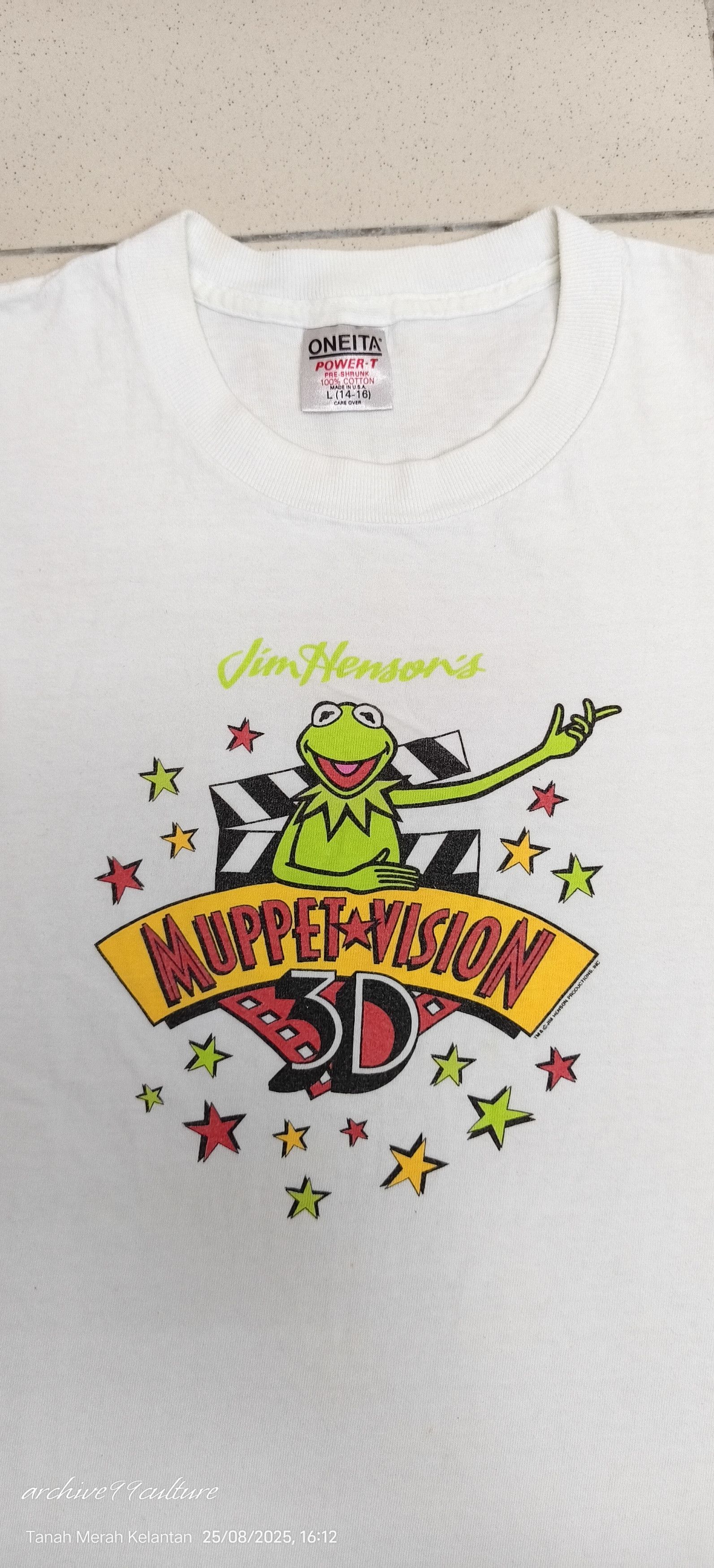 Vintage Vintage 90's Jim Henson Muppet vision 3D cut off tee Size US XS / EU 42 / 0 - 8 Thumbnail