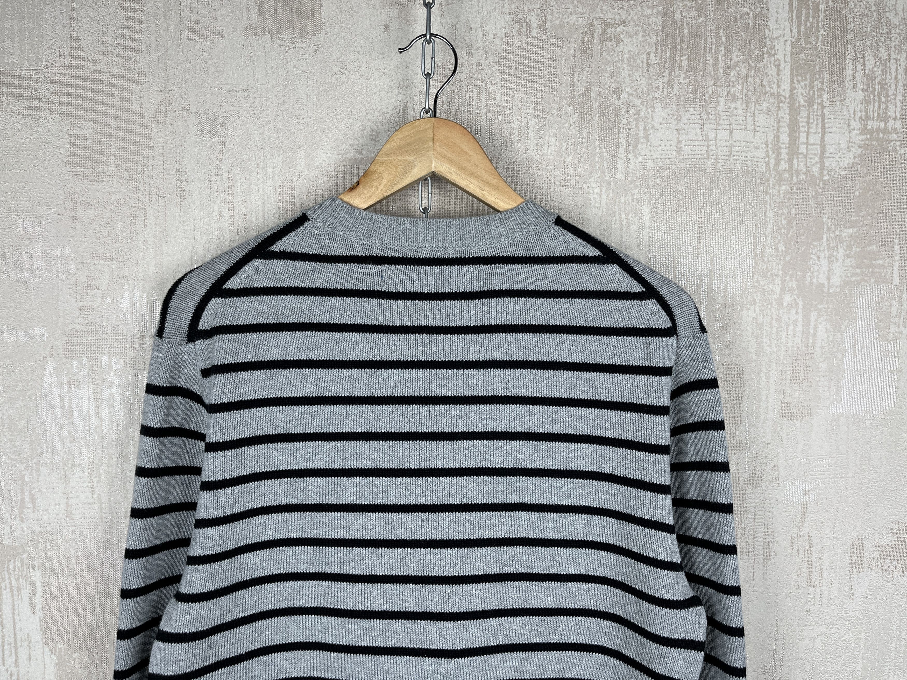 Adidas Adidas Originals # 3 Striped Knit Sweater Size US M / EU 48-50 / 2 - 14 Thumbnail