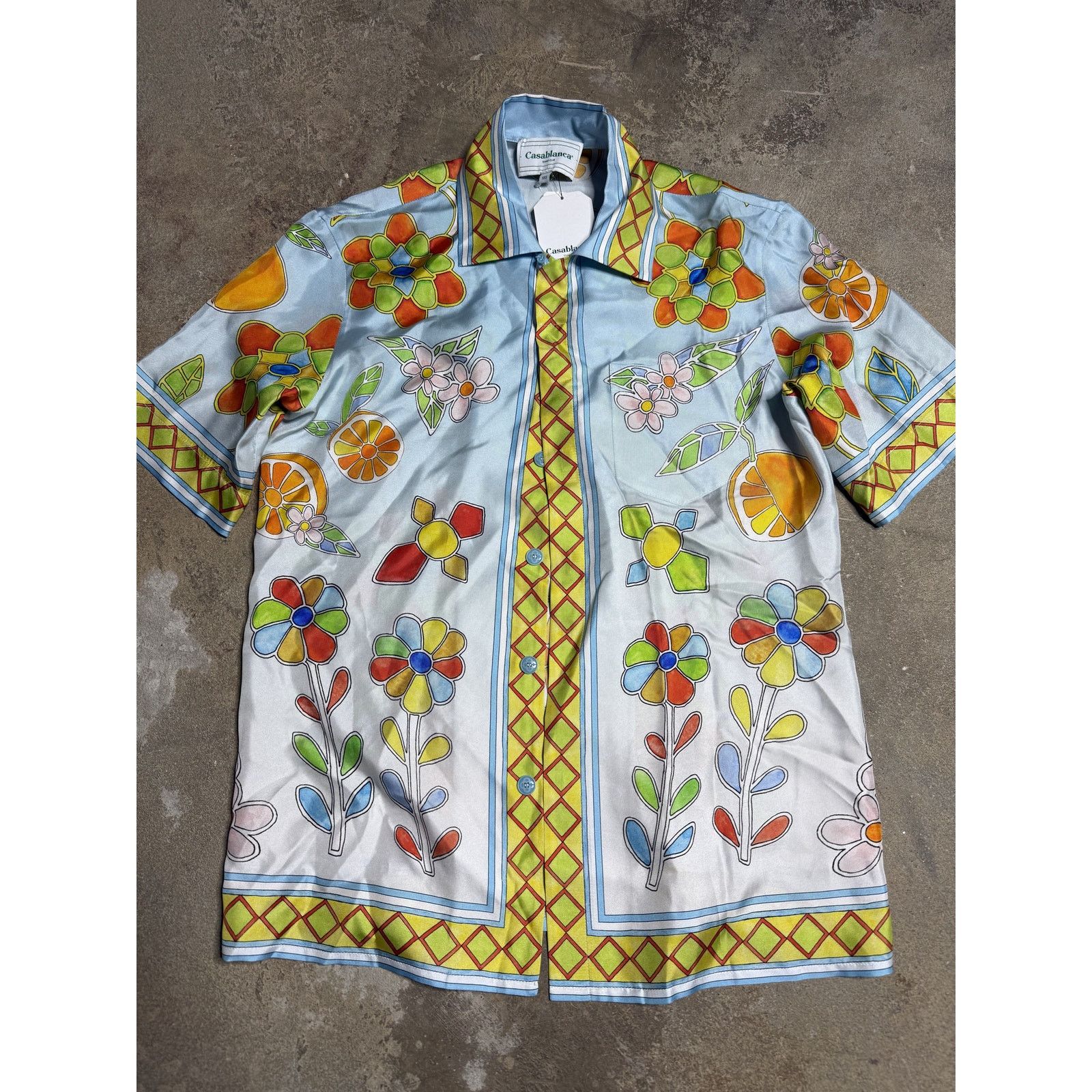 Casablanca Casablanca Silk Floral Button Up New w/tags XXS Fits Medium Size US XXS / EU 40 - 2 Thumbnail