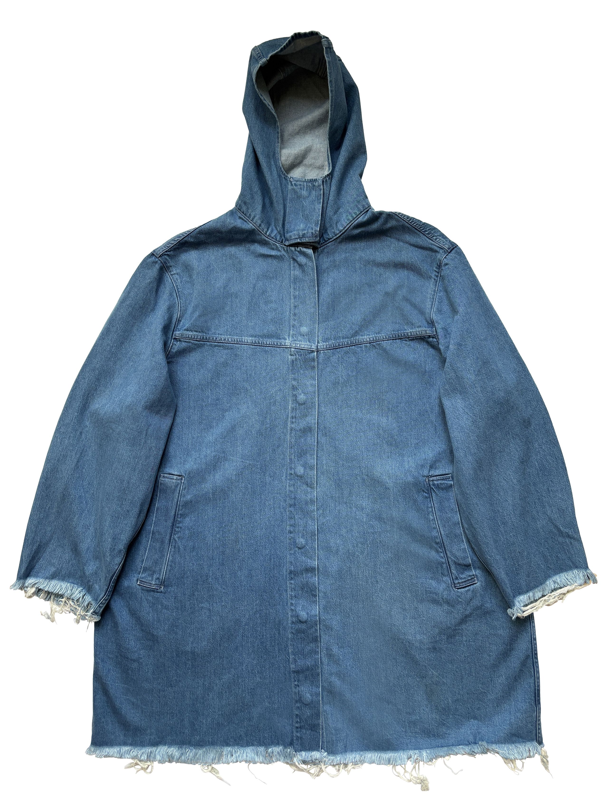Marques'Almeida ⚡️QUICK SALE⚡️Marques Almeida Blue Oversized Denim Coat Size US XS / EU 42 / 0 - 1 Thumbnail