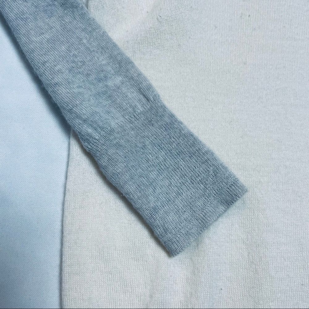 J.Crew J. Crew Merino Wool White Gray Sweater Size XXS Size XXS / US 00 / IT 34 - 9 Thumbnail