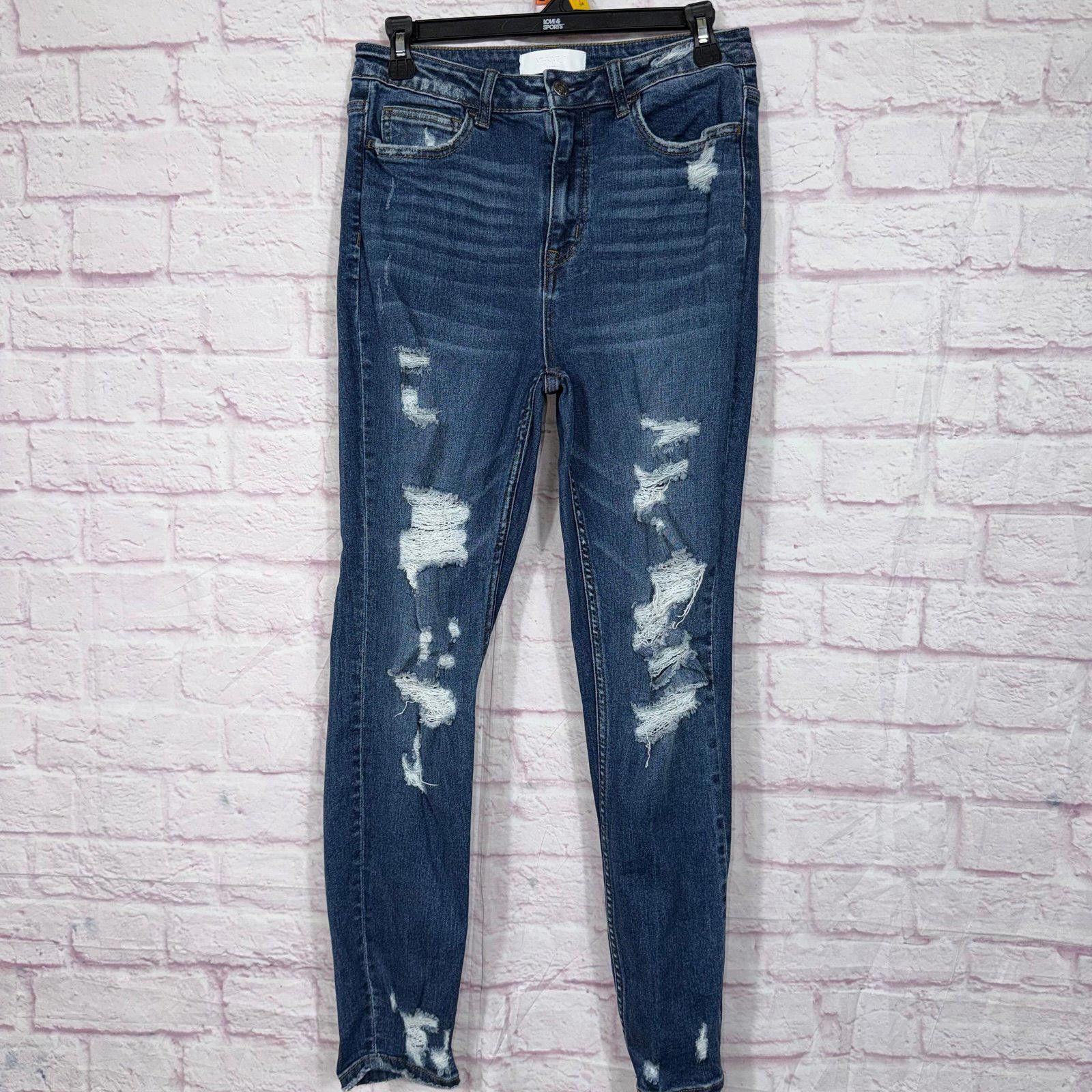 Other Vervet Blue Size 29 Distressed Skinny Jeans Size 29" - 1 Thumbnail