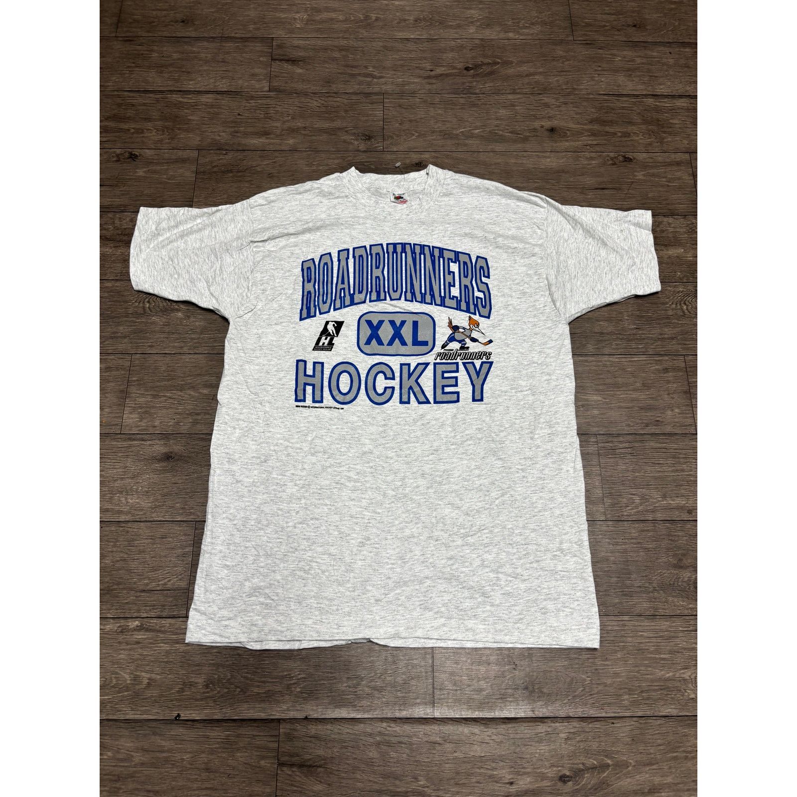 Fruit Of The Loom × NHL × Vintage Vintage Phoenix Roadrunner Hockey Gray Sz XL Tee Size US XL / EU 56 / 4 - 1 Thumbnail